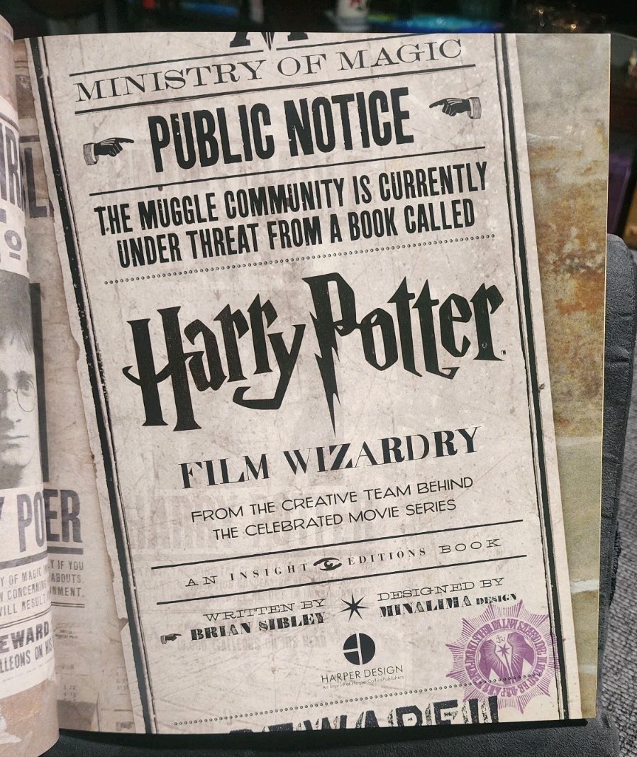 Harry Potter Film Wizardry Updated Edition Book HC Harper Brand New