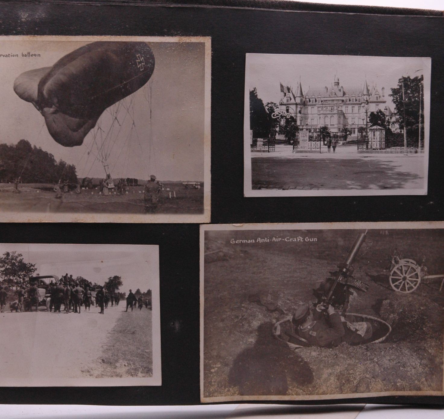 Collection of 48 Pages of WWI Era Photos Military Mass Graves Germany France –