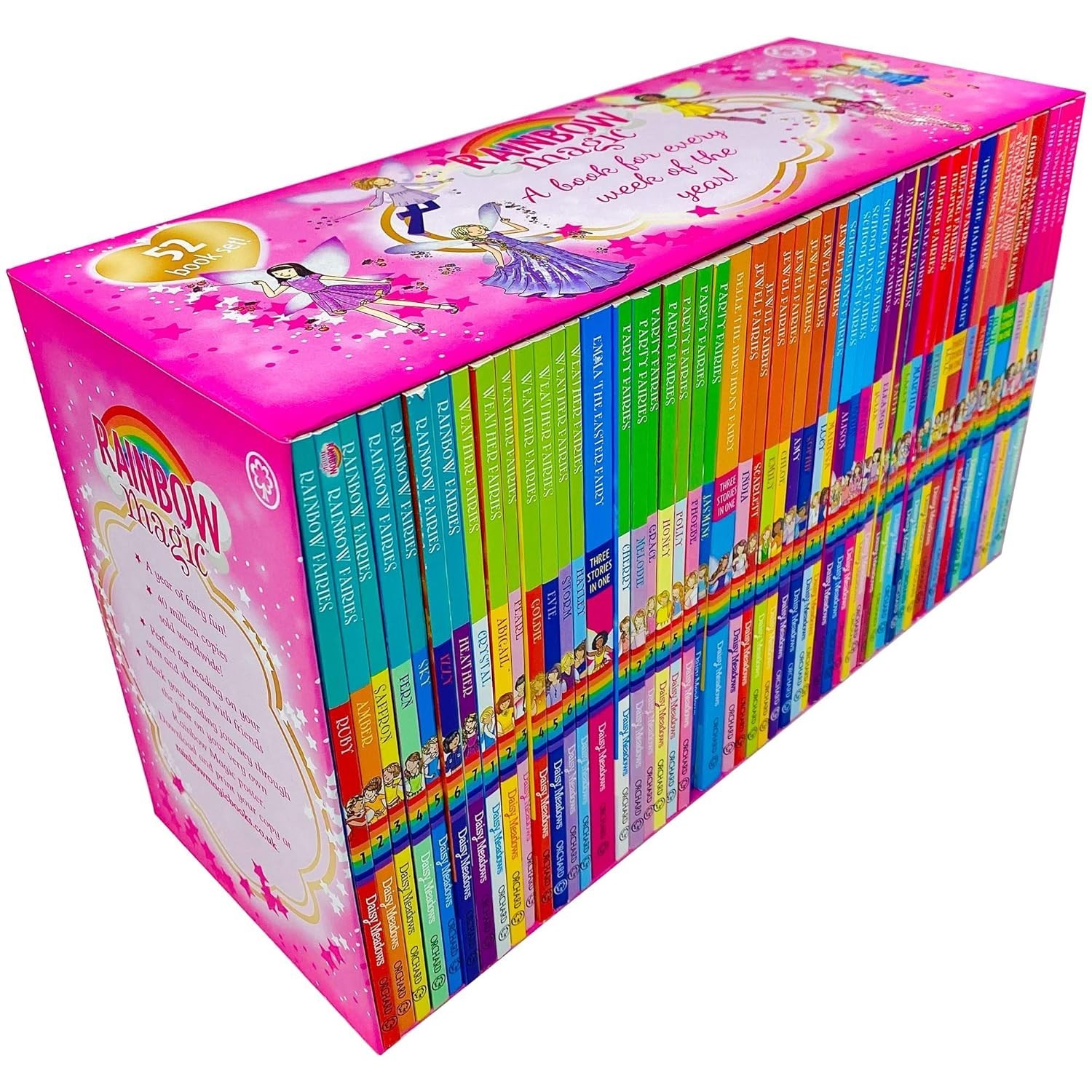 A Year of Rainbow Magic 52 Books Collection Box Set by Daisy Meadows NEW SEALED