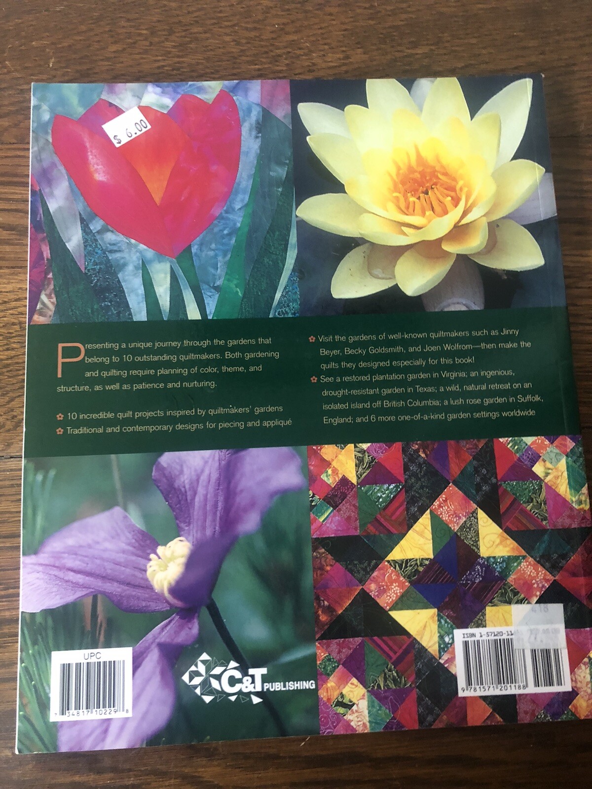 Along the Garden Path : Quilters and Their Gardens by Valori & Jean Wells 2001