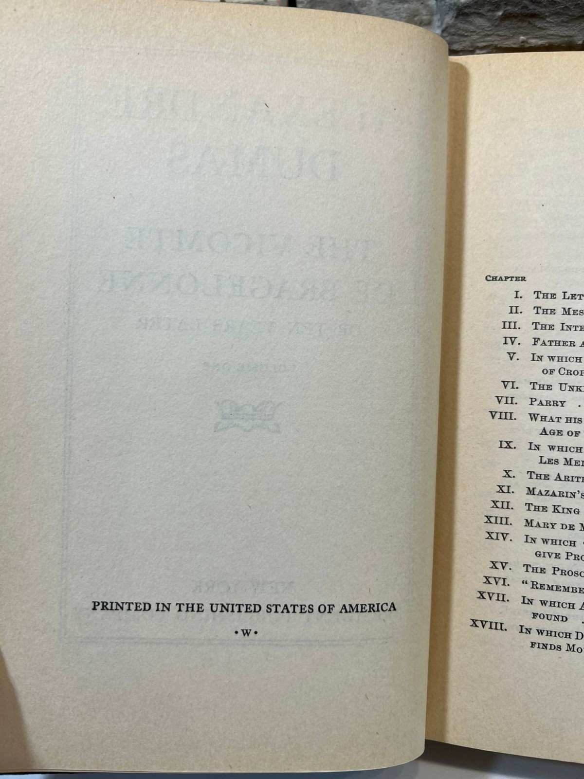Alexandre Dumas The Vicomte de Bragelonne or Ten Years Later Volume 1 & 2 Novel