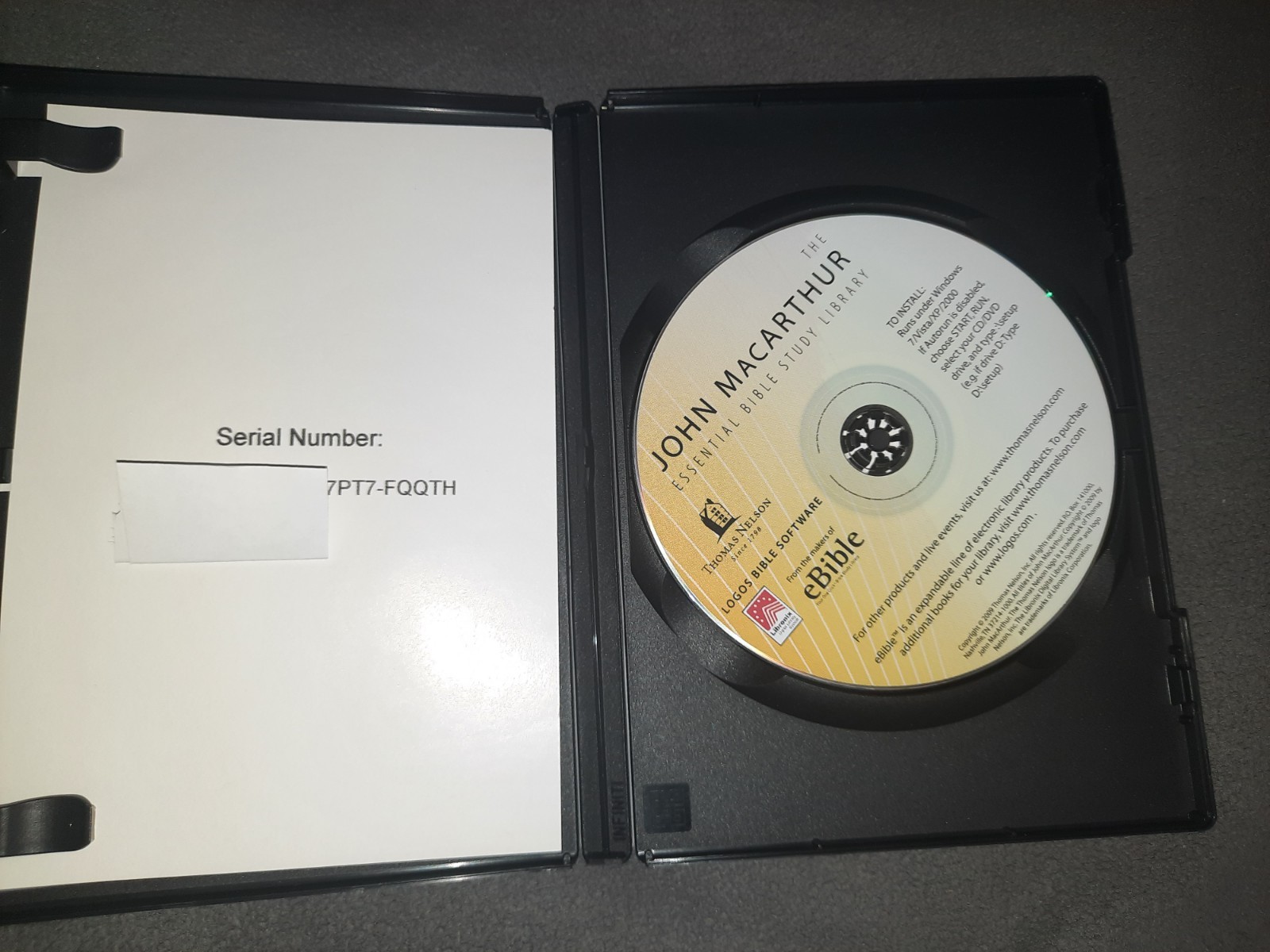 The John MacArthur Essential Bible Study Library CD-Rom eBible