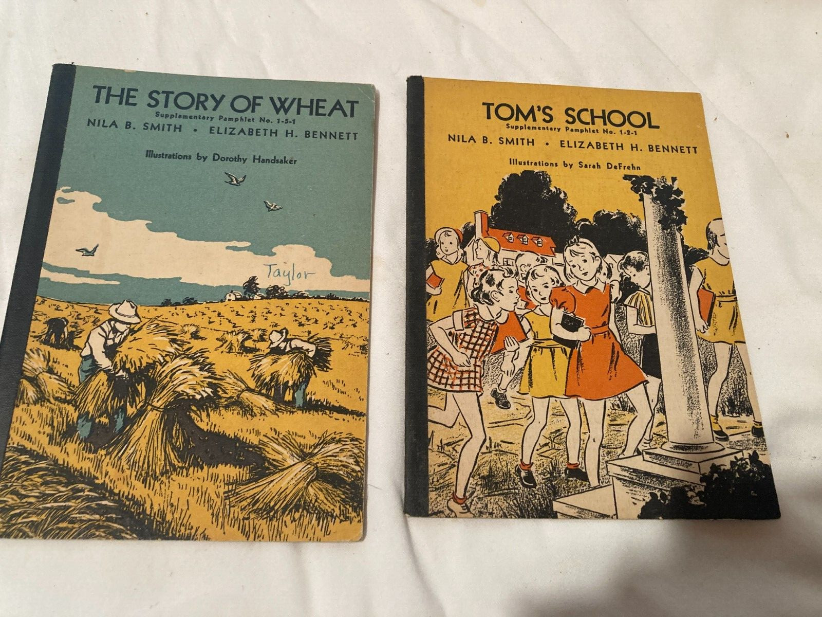 Vintage 1930’s Silver Burdett Co. Supplementary Reading Pamphlet Books