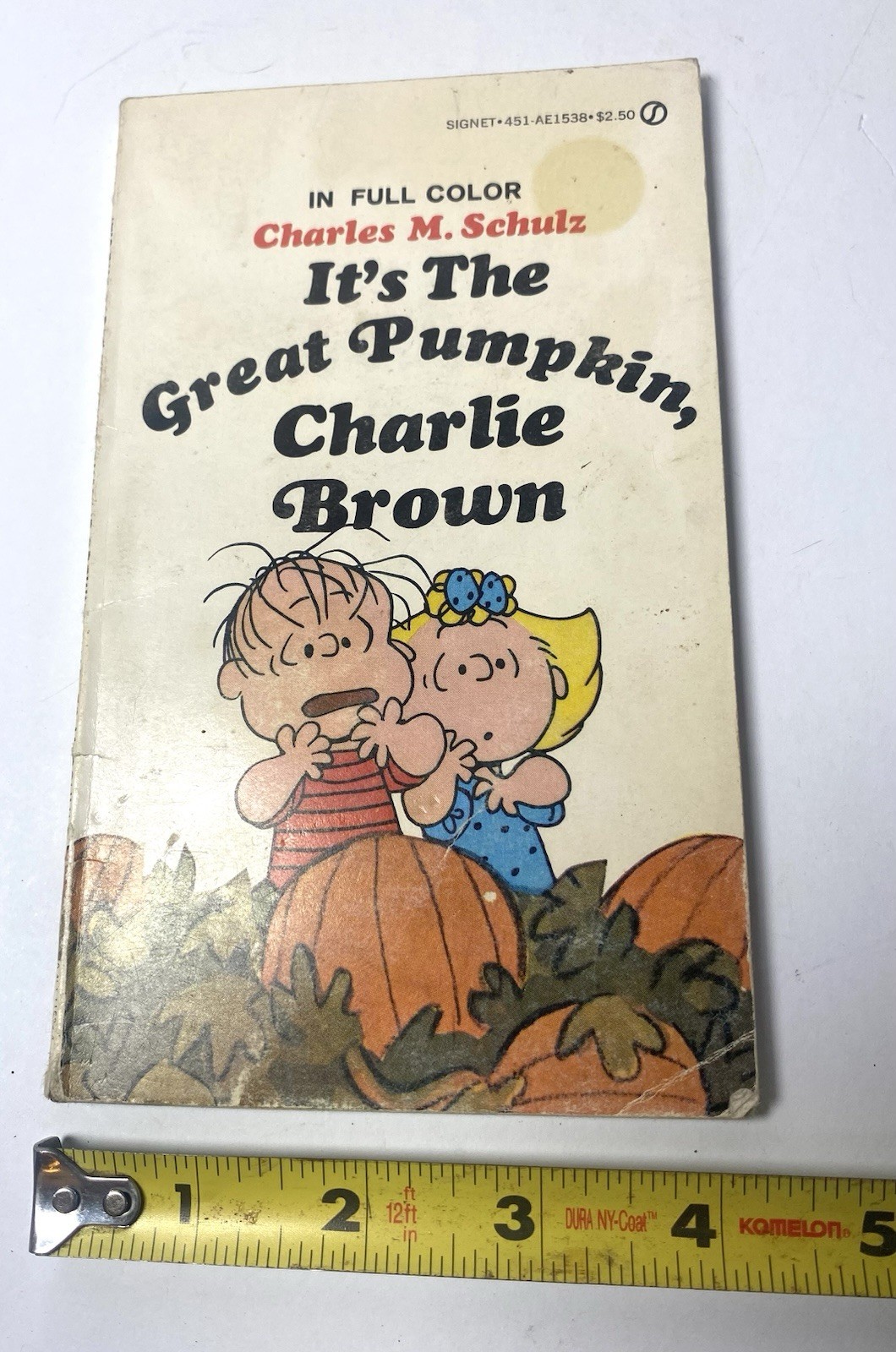 It’s The Great Pumpkin Charlie Brown Schulz 1968 Peanuts Snoopy 1st Signet Ed.
