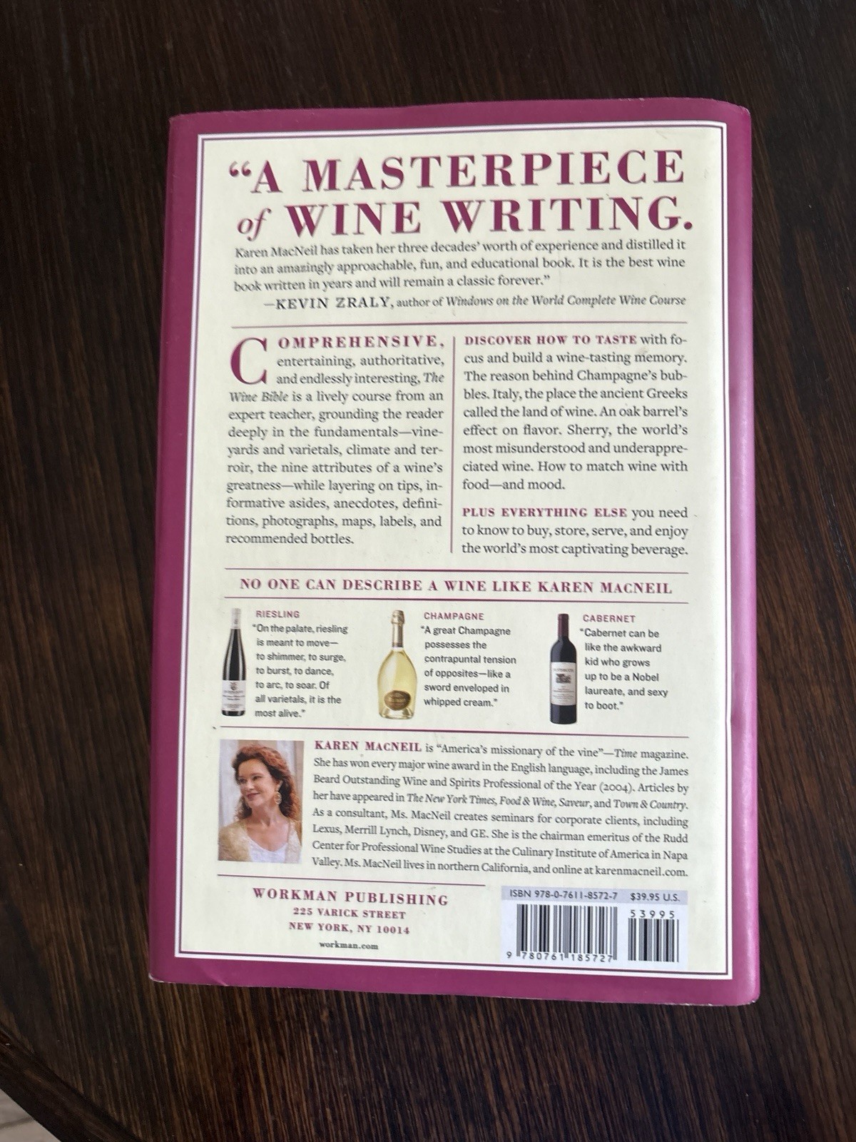 Wine Bible by Karen MacNeil (2015, Hardcover) 2nd Edition