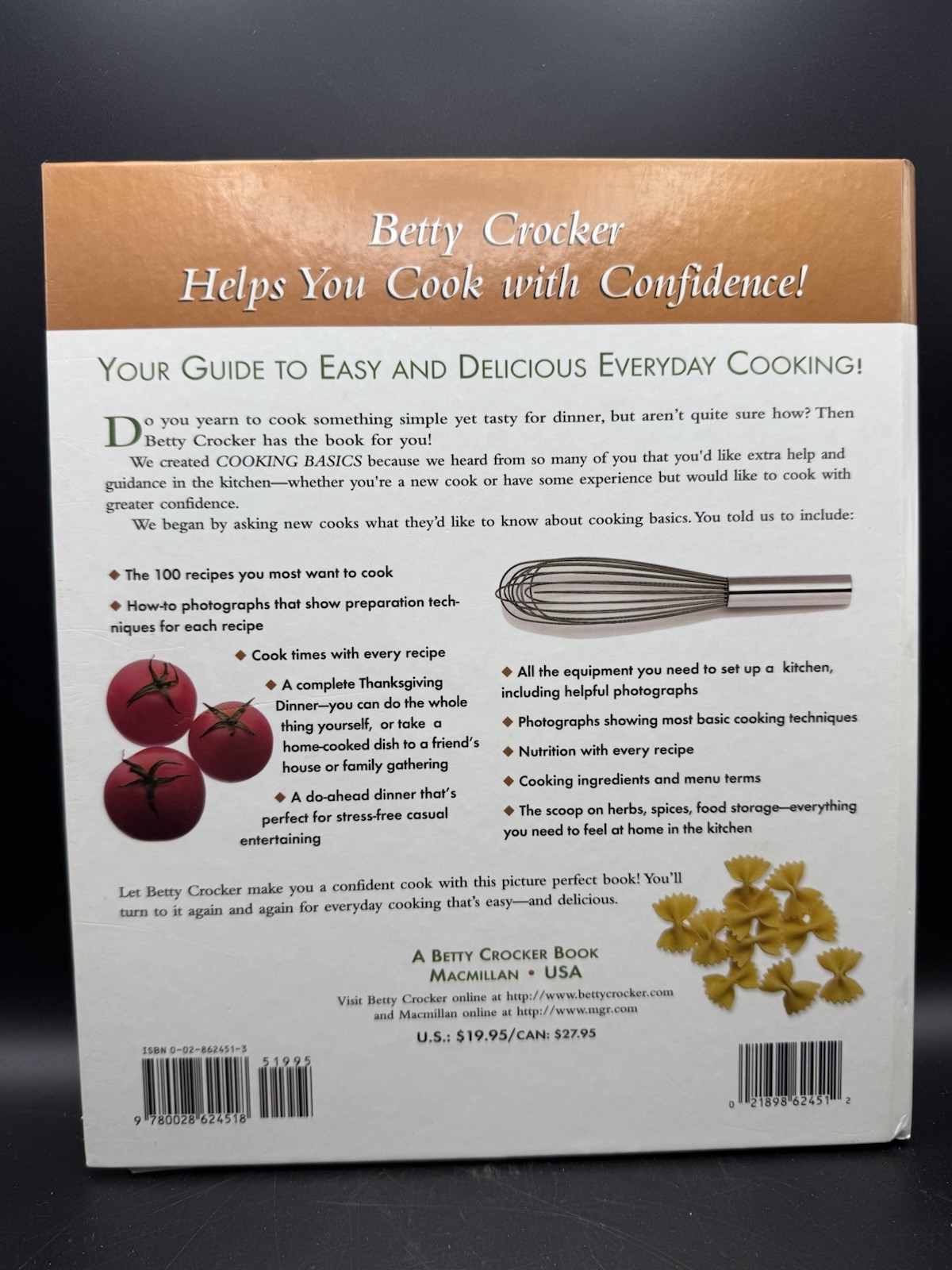 Betty Crocker Cookbook Lot Big Red 5-Ring Binder Cooking Basics Hardcover Set