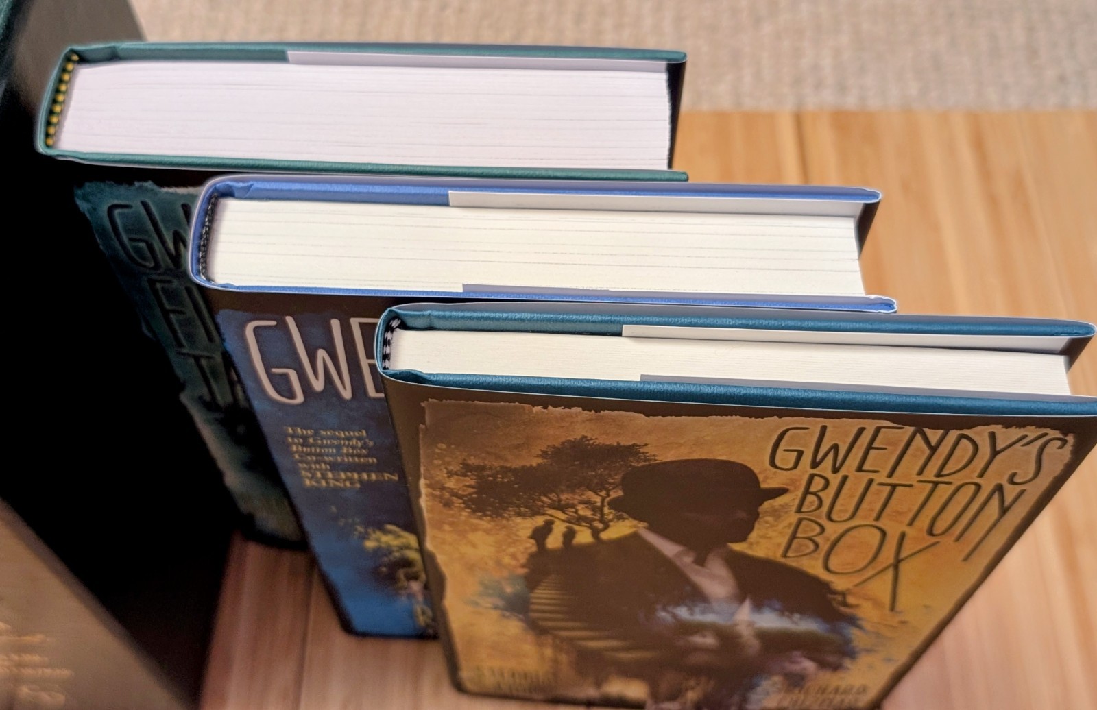 Gwendy’s Button Box Trilogy Signed 1st Editions – Stephen King – Collector’s Set