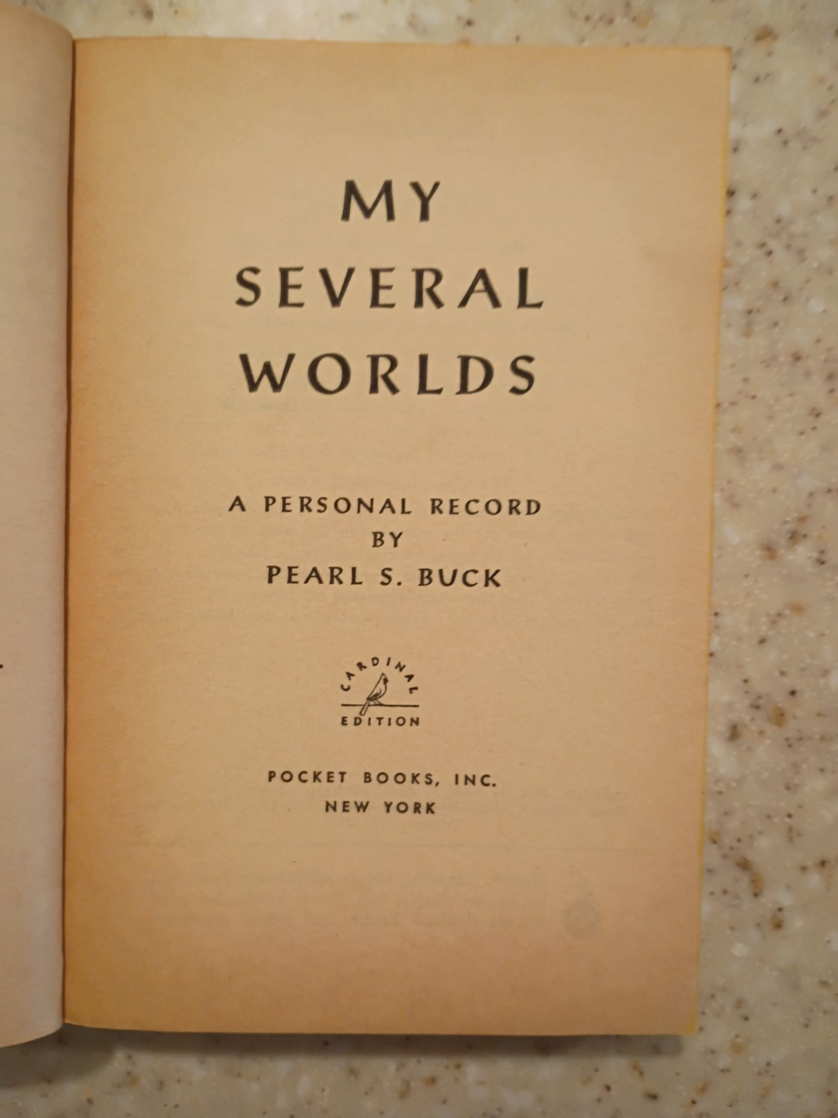 LOT OF 3 PEARL S BUCK CARDINAL EDITION PAPERBACKS FAST FREE SHIPPING SEE PHOTOS