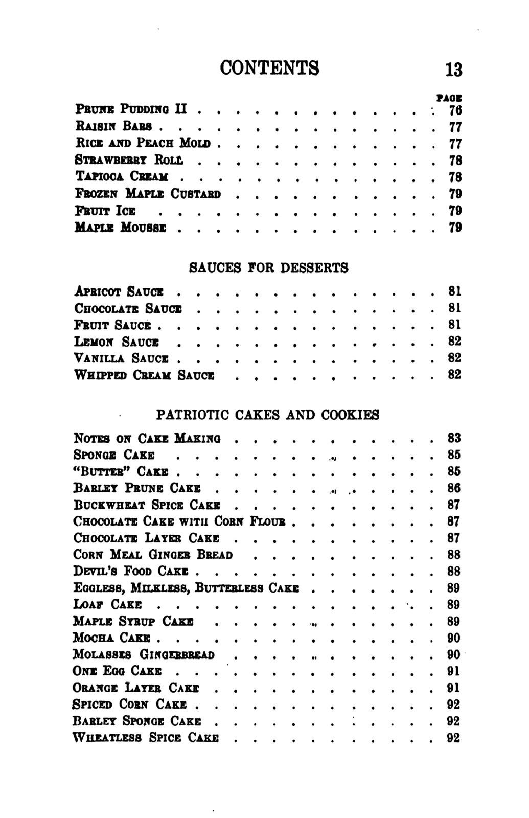 1918 Liberty Recipes (WW1 Era How To Cook Using Substitutes) Vintage Cook Book