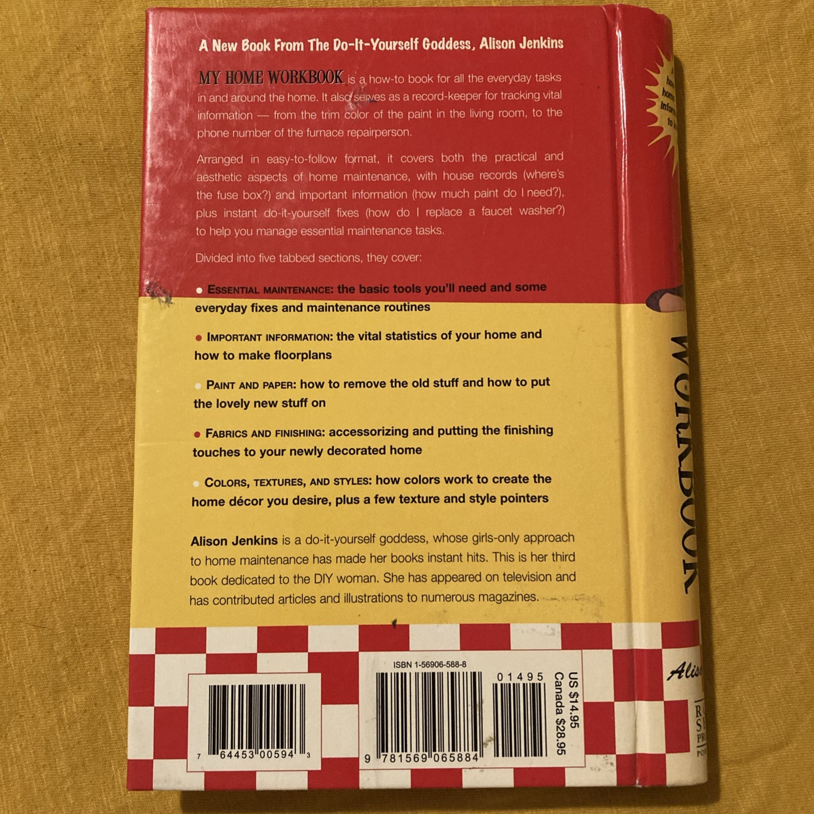 My Home Workbook by Alison Jenkins, First Edition 2005