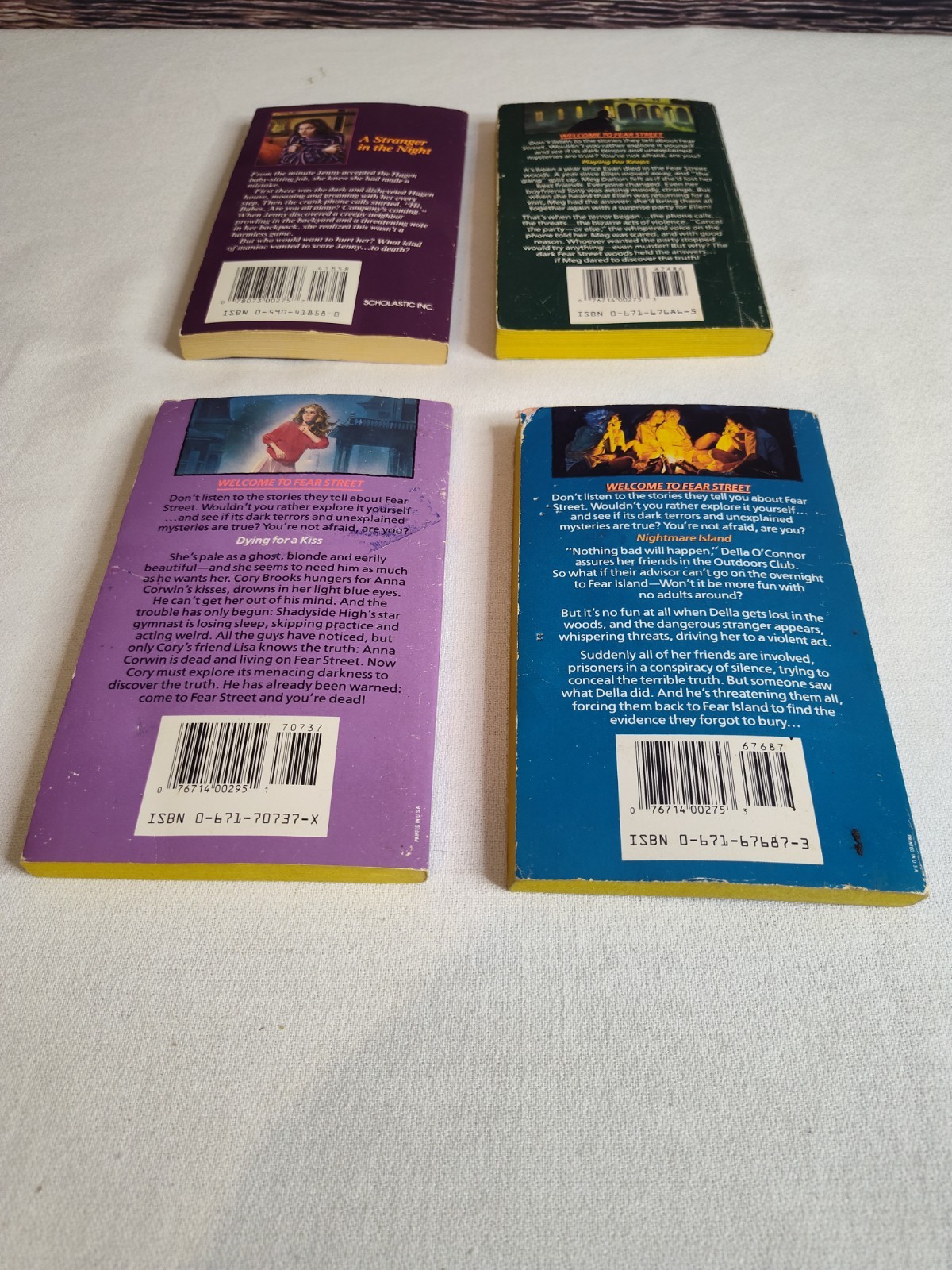 Vintage R.L. Stine Book Lot 15