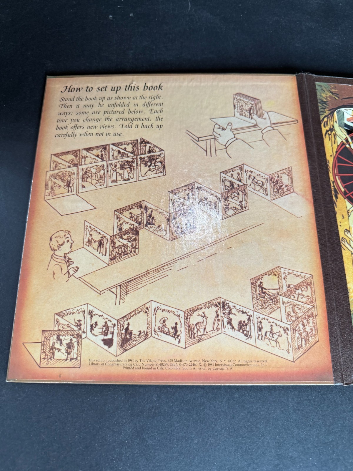 Lothar Meggendorfer The City Park Antique Stand-Up Pop-Up Book Reproduction