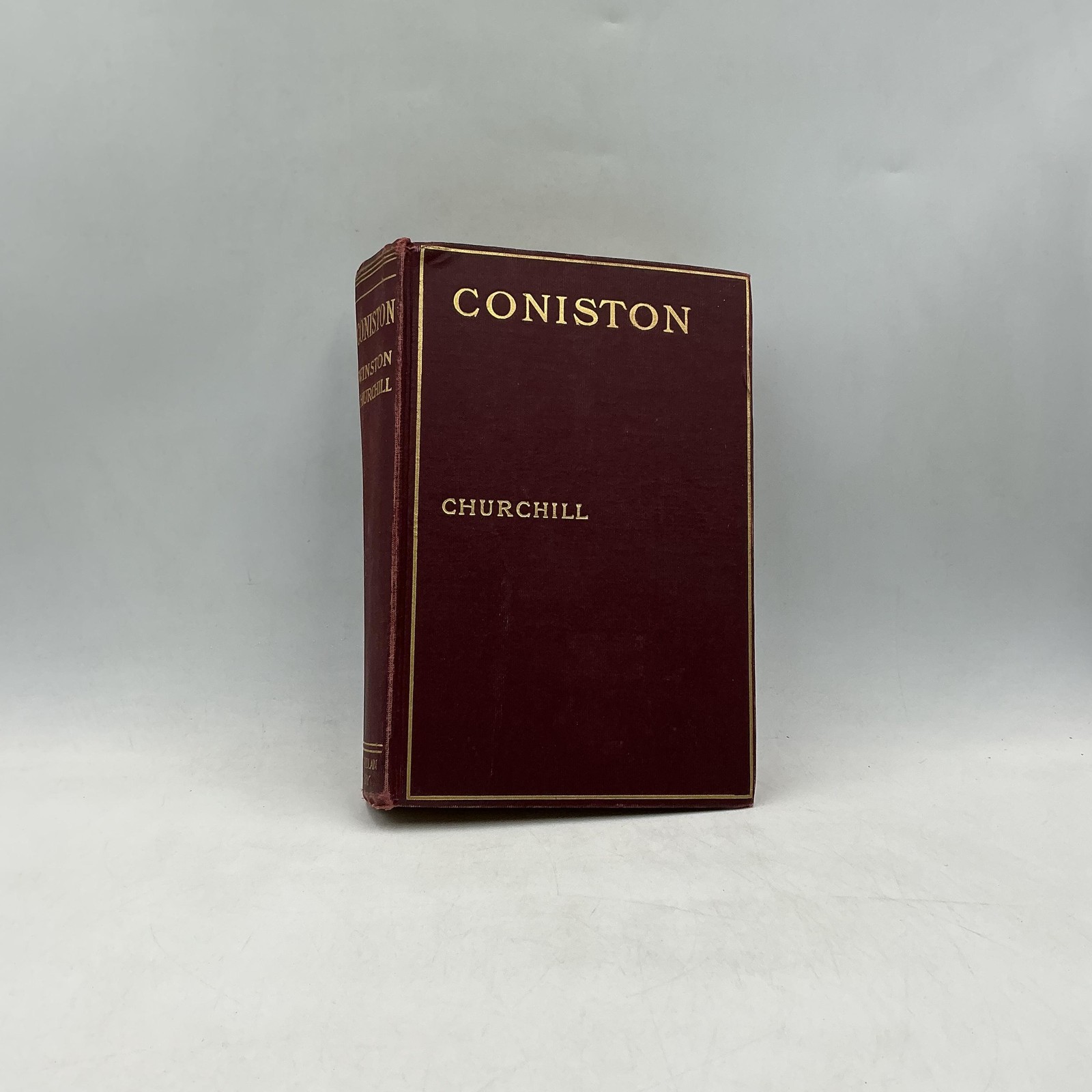 Vintage CONISTON Winston Churchill The Macmillan Company 1912 Hardcover Maroon