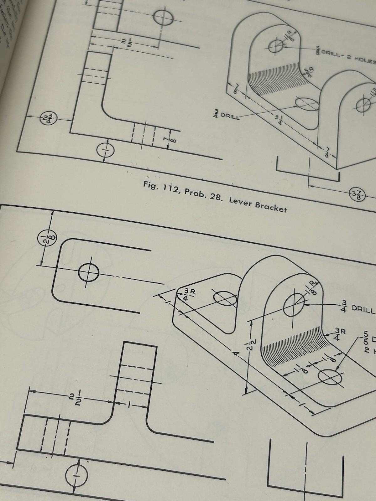 Mechanical Drawing Text Book by Edward Berg Sixth Printing 1950