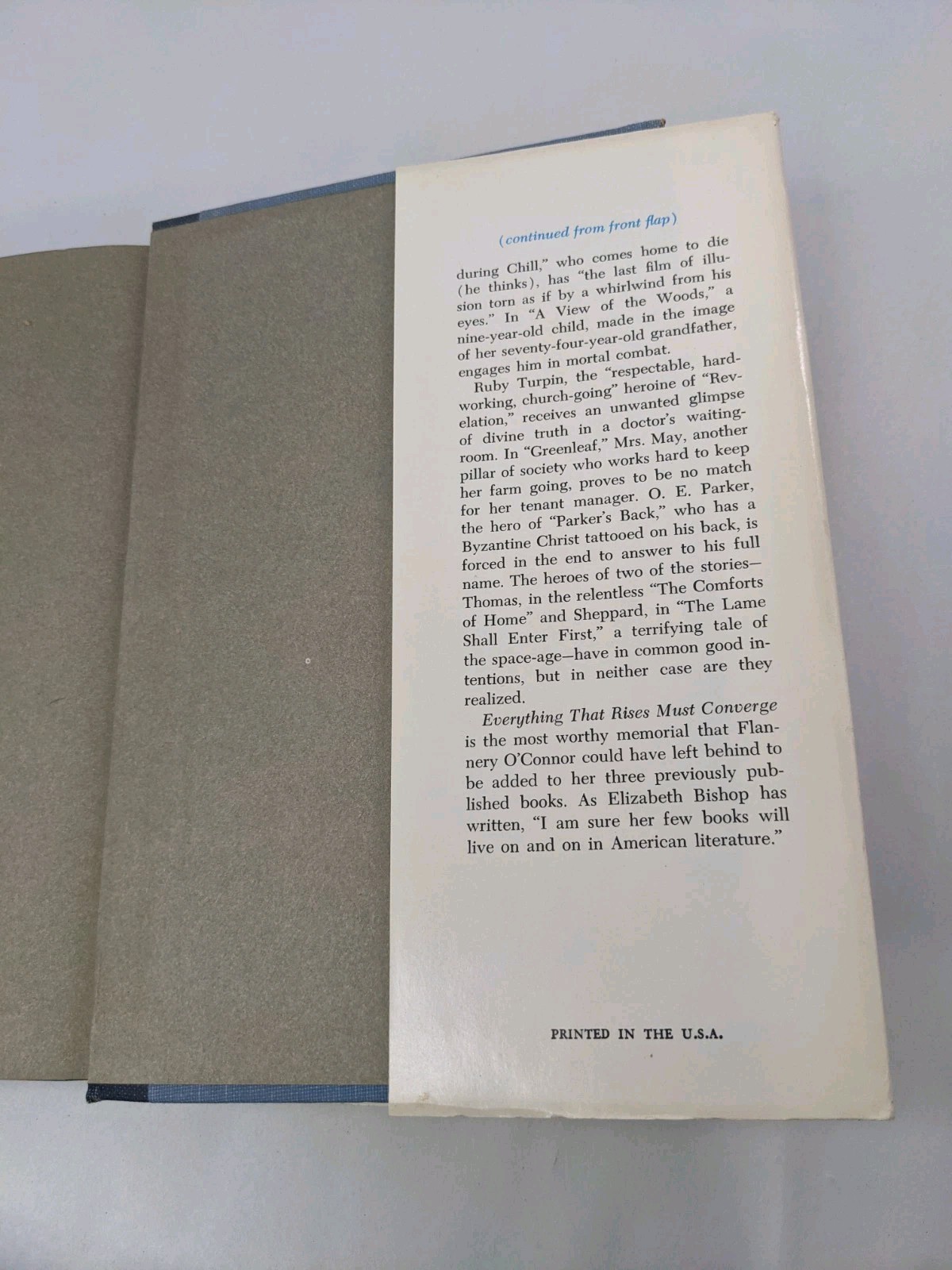 Flannery O’Connor Everything That Rises Must Converge Paperback 1980 Noonday