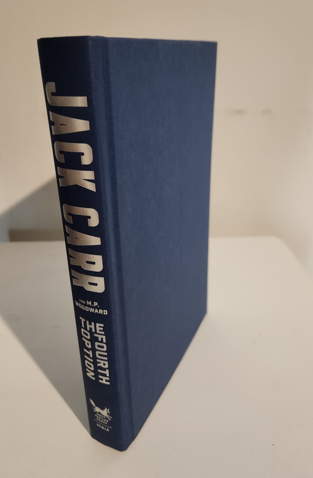 JACK CARR THE FOURTH OPTION 1st EDITION NEW + SIGNED LIMITED BOOKMARK PACK #3
