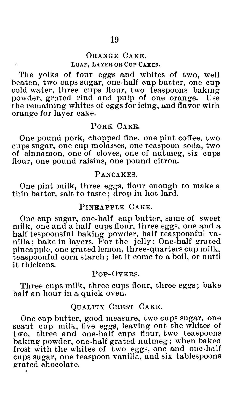 1893 The Worlds Fair Recipe Cook Book 119 Pages