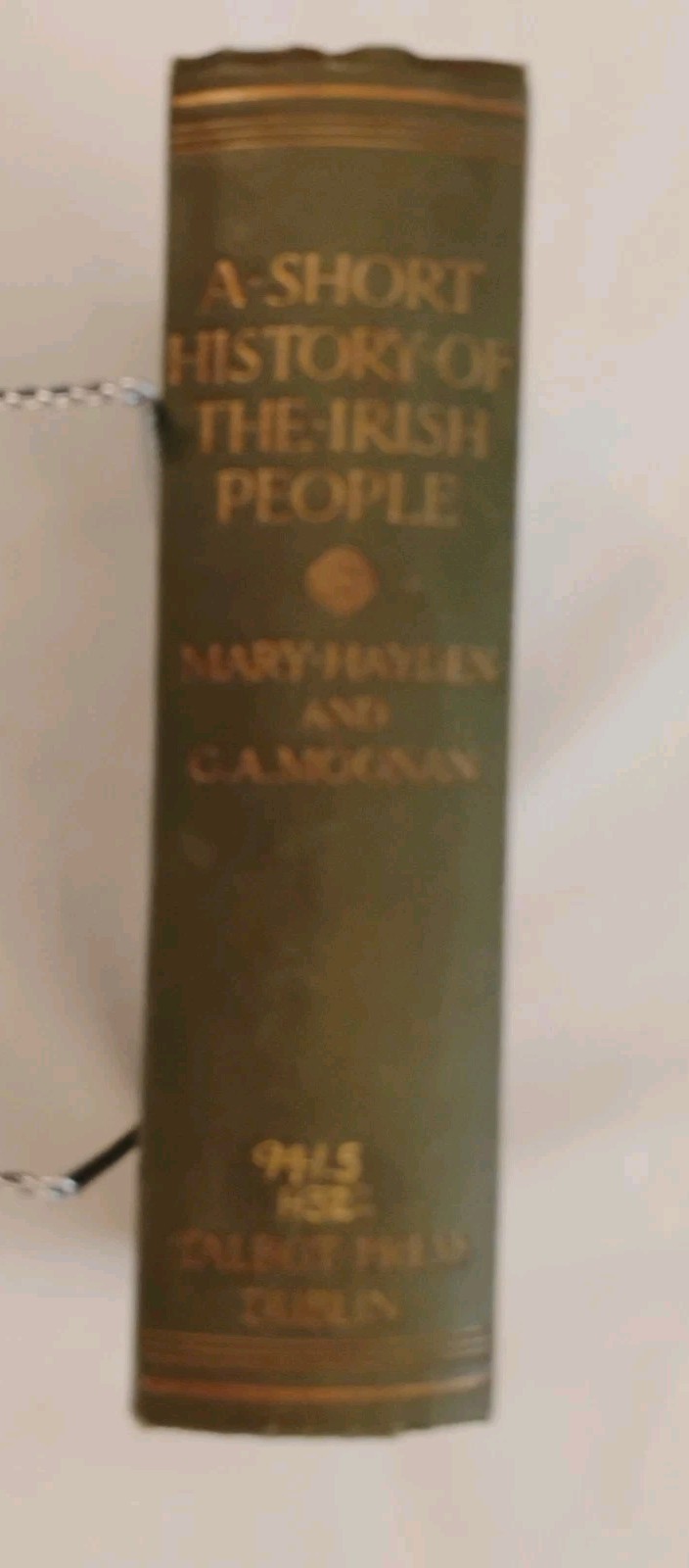 short history of the Irish people part 1 & 2 w/ map 1927 Hayden Moonan Dublin ed