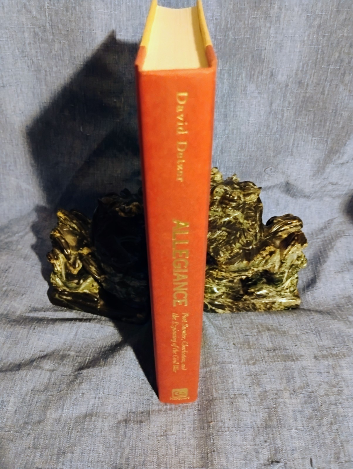 ALLEGIANCE, DAVID DETZER, 1ST ED. 2001 HC VG DJ ANXIOUS MONTHS BEFORE CIVIL WAR