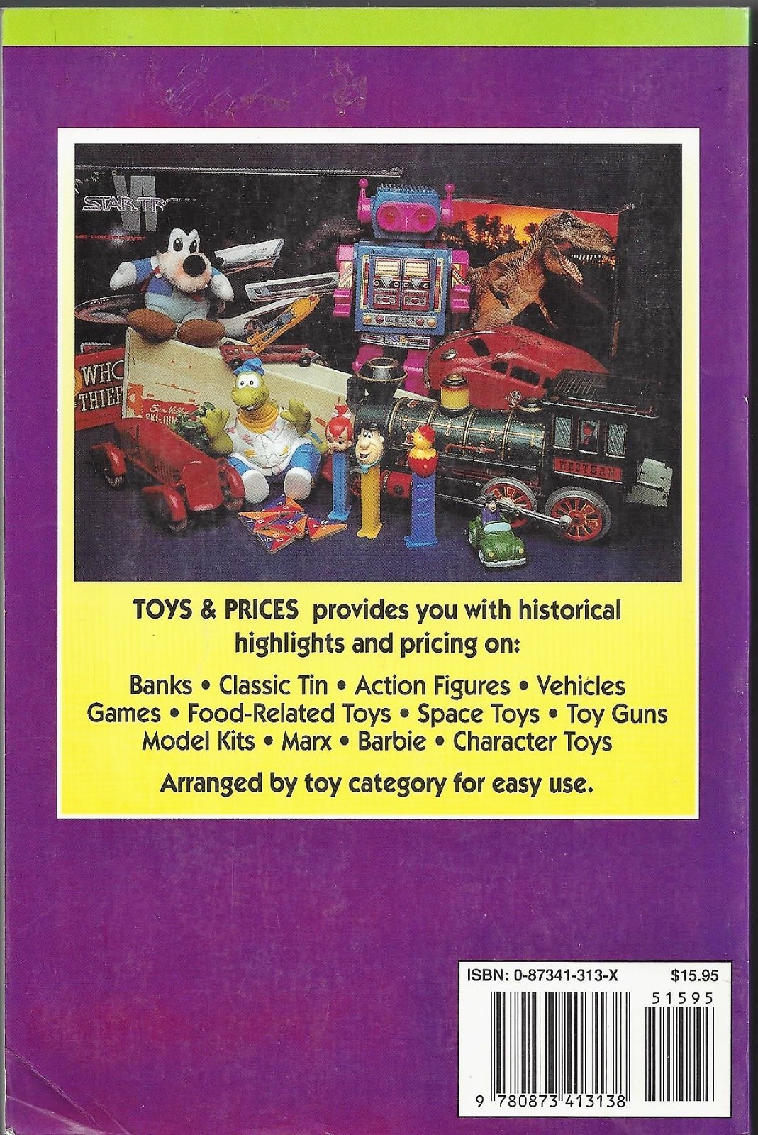 1995 TOYS & PRICES BY ROGER CASE ~ LISTS 15,000 TOYS ~ 768 PAGES!