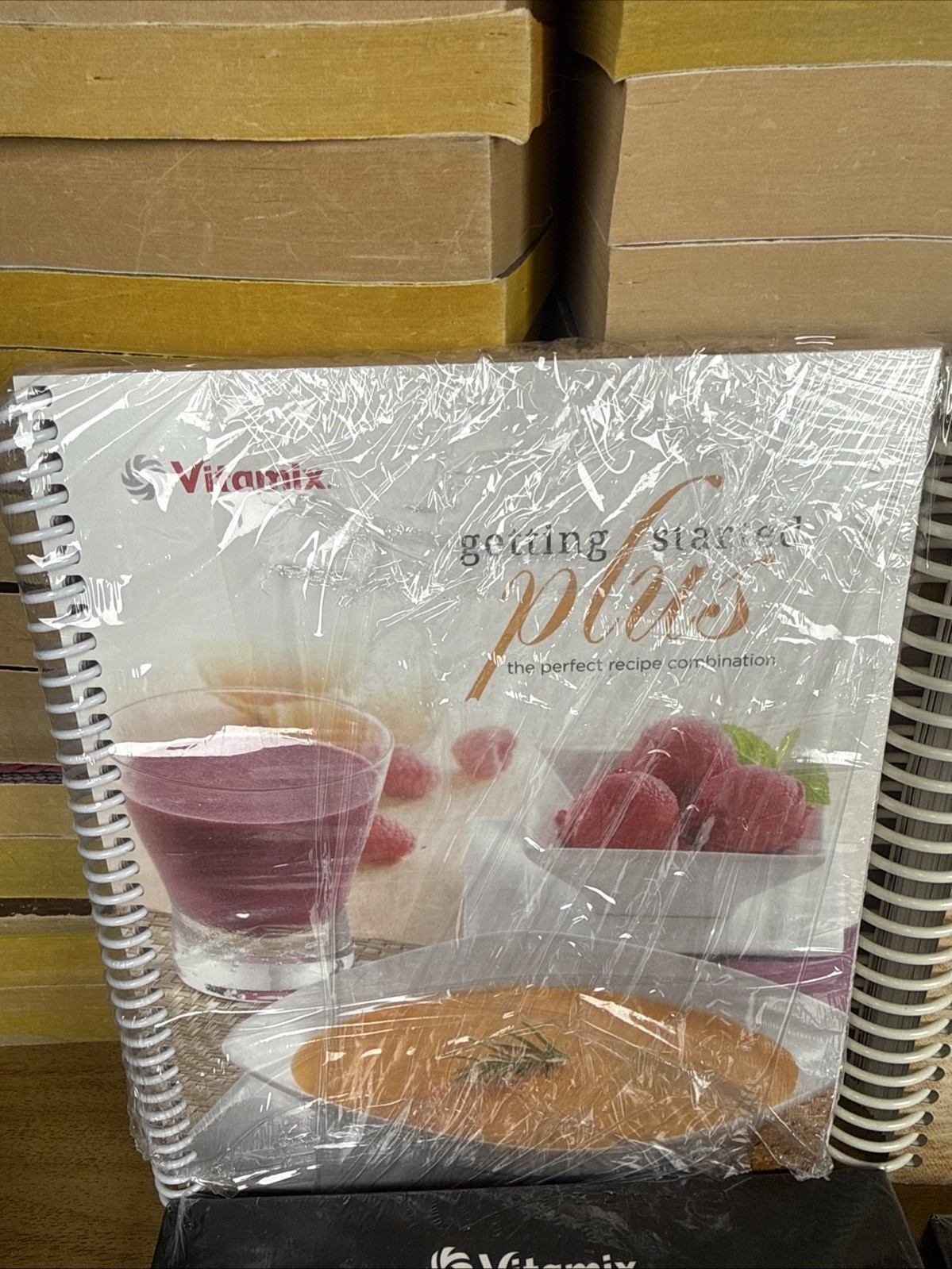 Lot Of 8 Vitamix Cookbooks Savor Entertaining Soups Blending Smoothies 6 Sealed