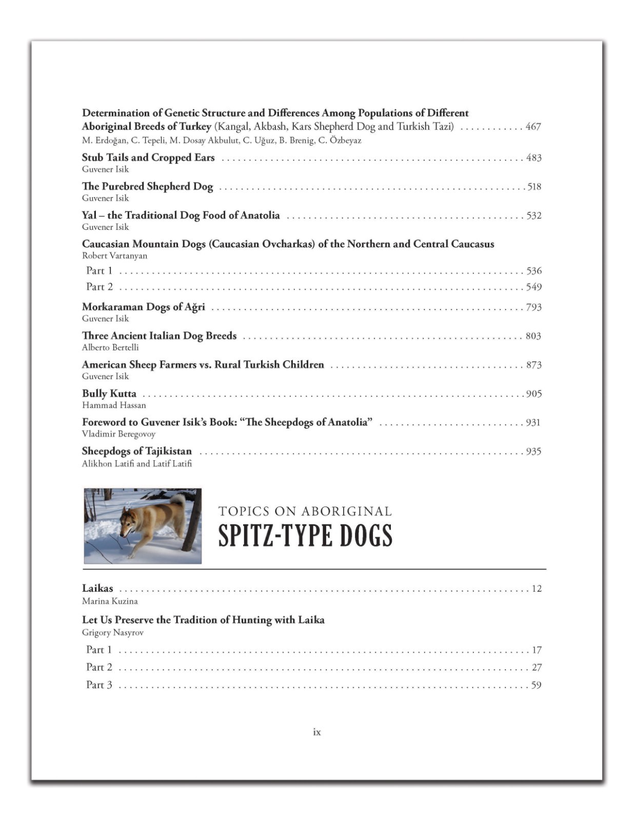 The Dogs of Our Ancestors. A Compilation of International Essays & Articles.