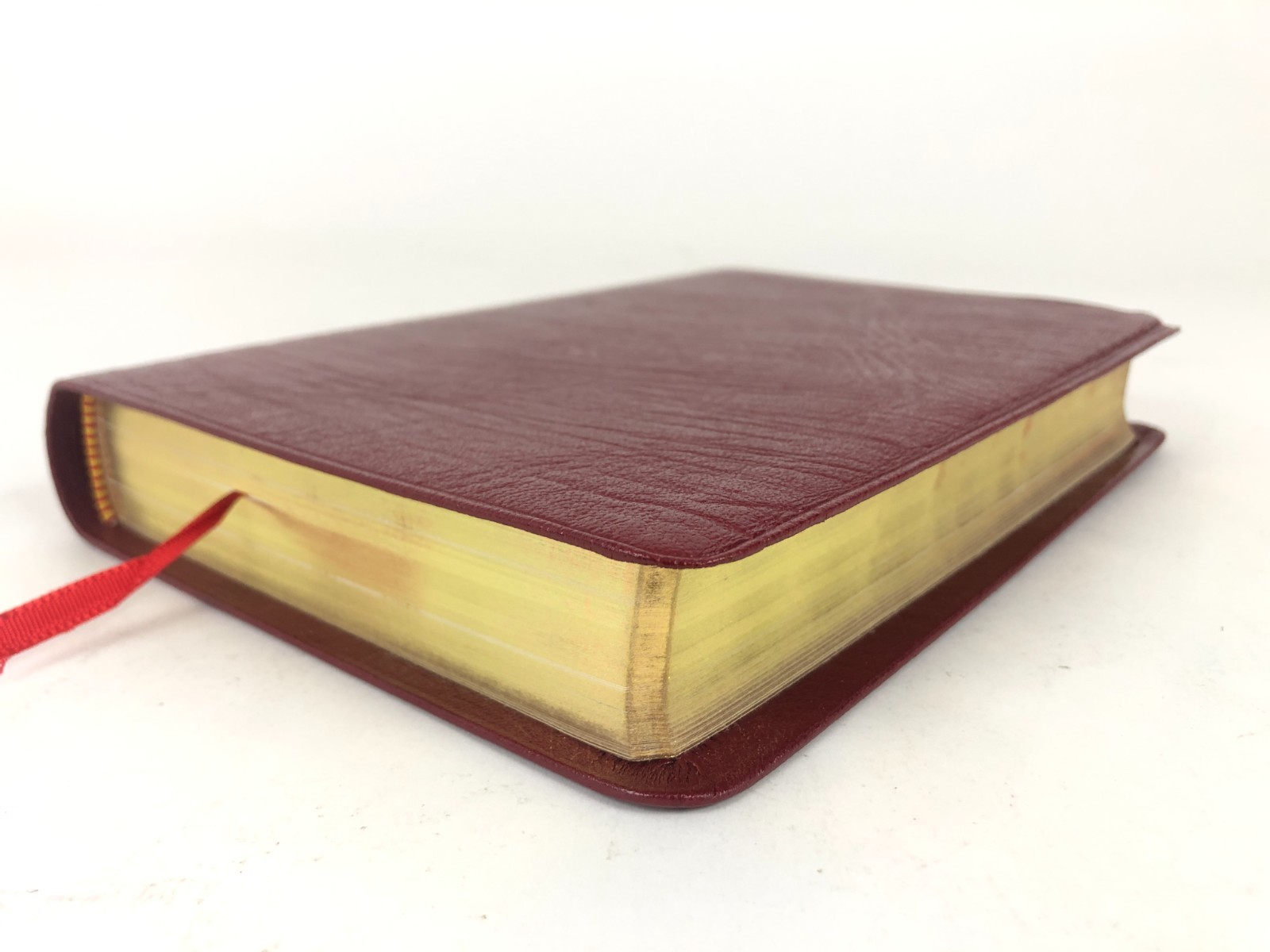 *gorgeous AMG Holman 1970s KJV Verse Reference Bible Genuine Leather UK print VG