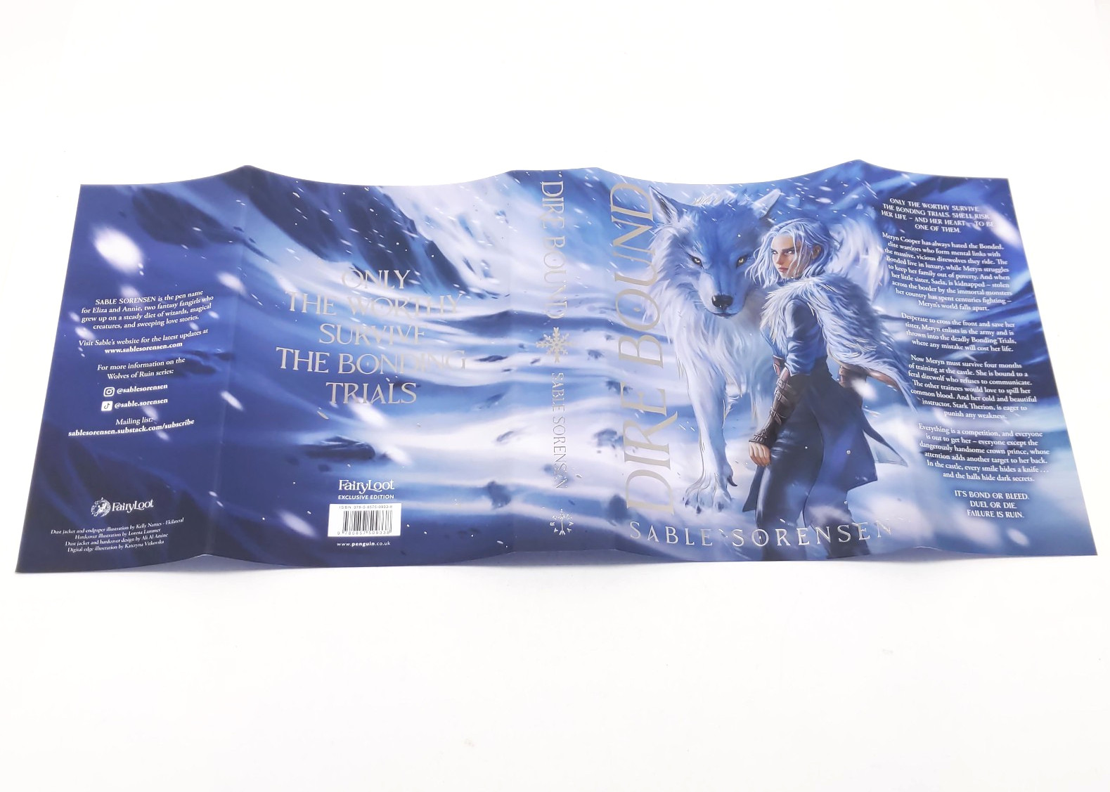 Dire Bound by Sable Sorensen FairyLoot Exclusive Edition – Hardcover Unsigned