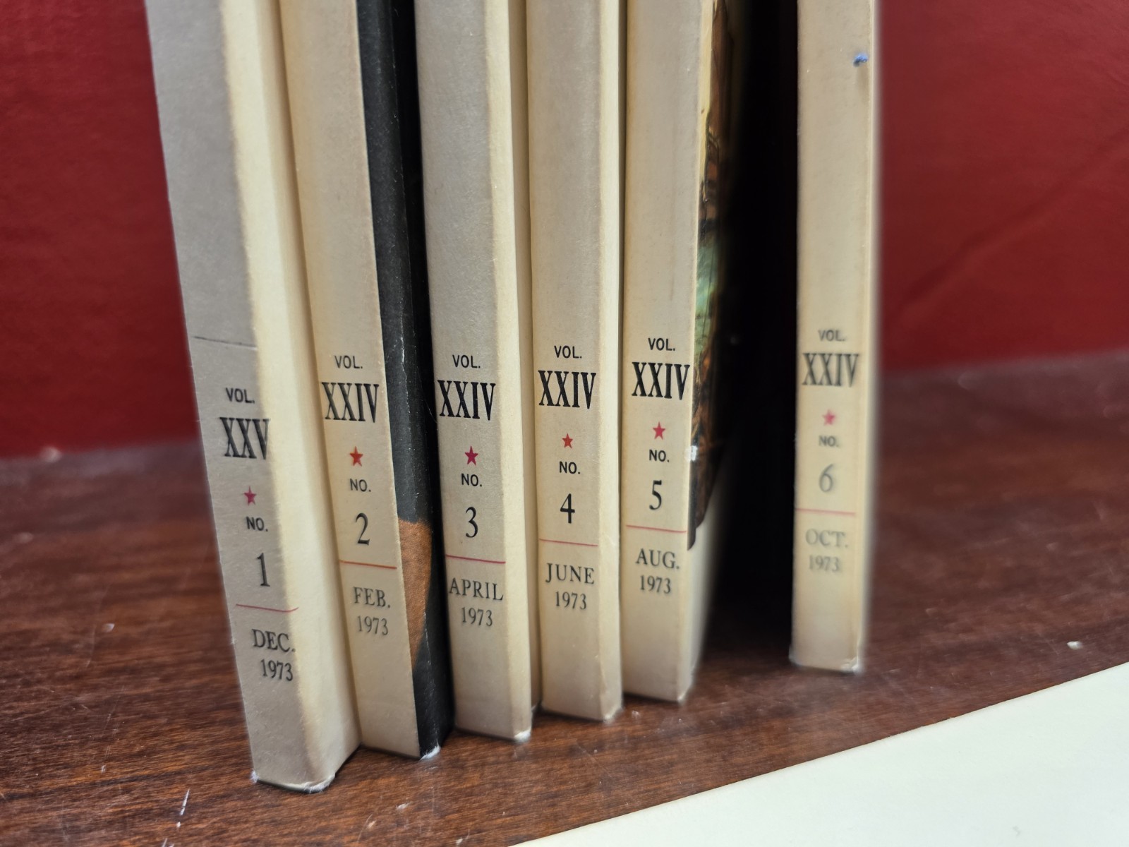 American Heritage 6 HC Books magazines Vol XXIV 1972-73 With Index Vintage