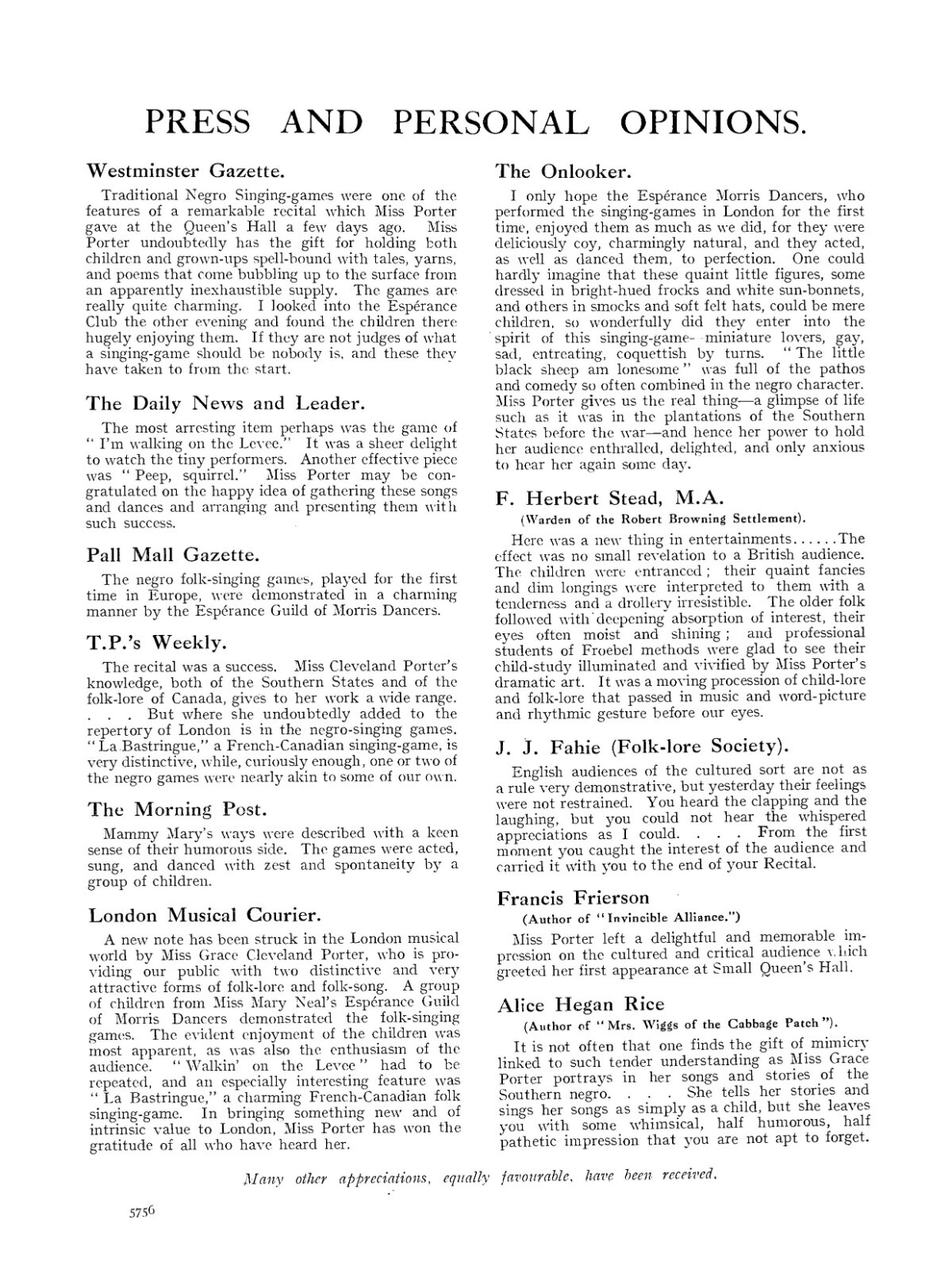 Negro folk singing games and folk games of the Habitants „1914“ 56 Pages