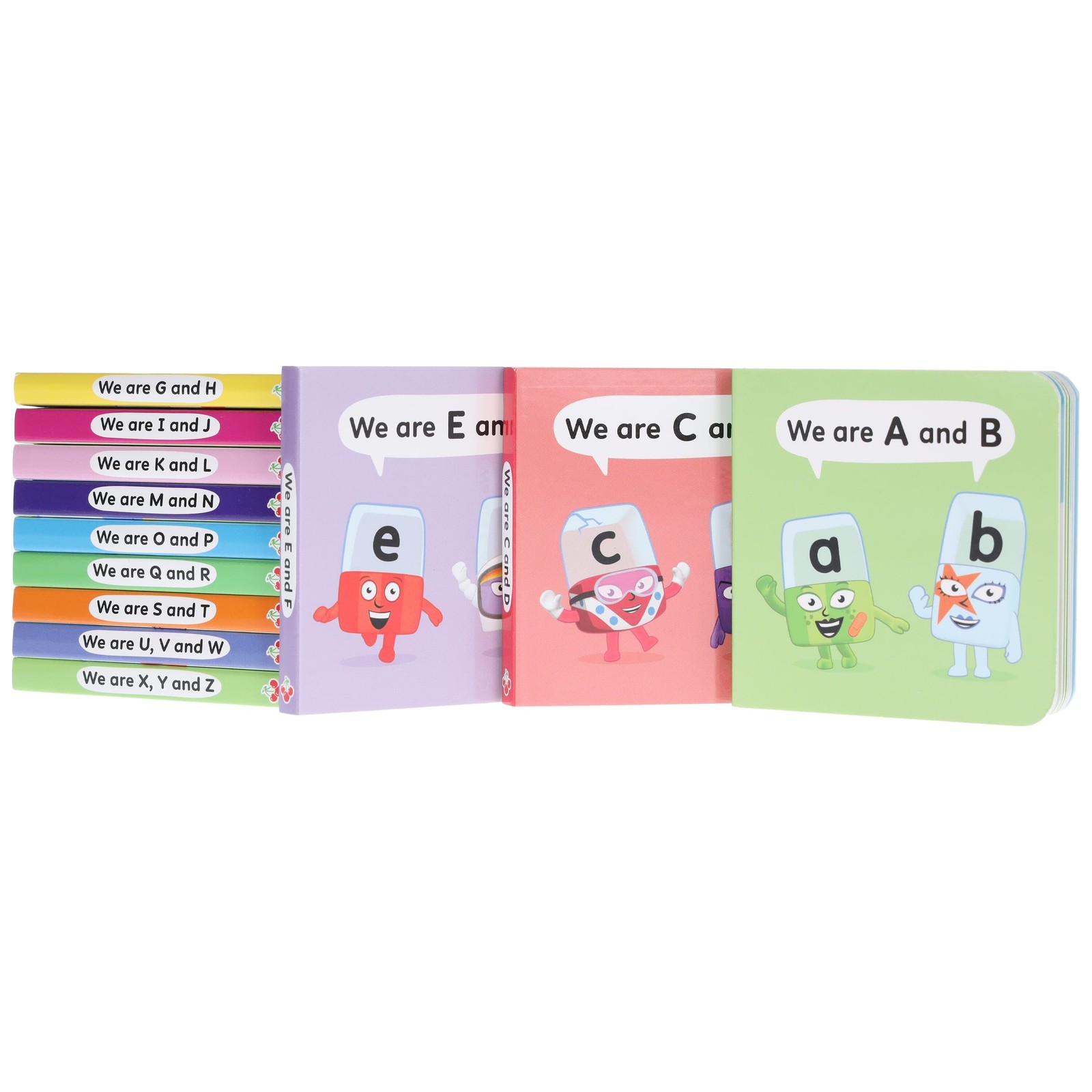 A Case of Alphablocks 12 Mini Books Box Set – Ages 0-5 – Board Book