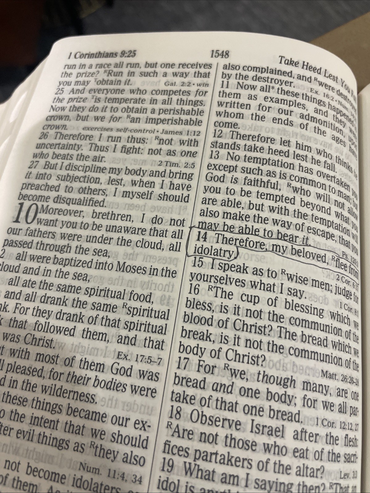 Holy Bible NKJV Giant Print Concordance Red Letter 1992 Thomas Nelson Leather