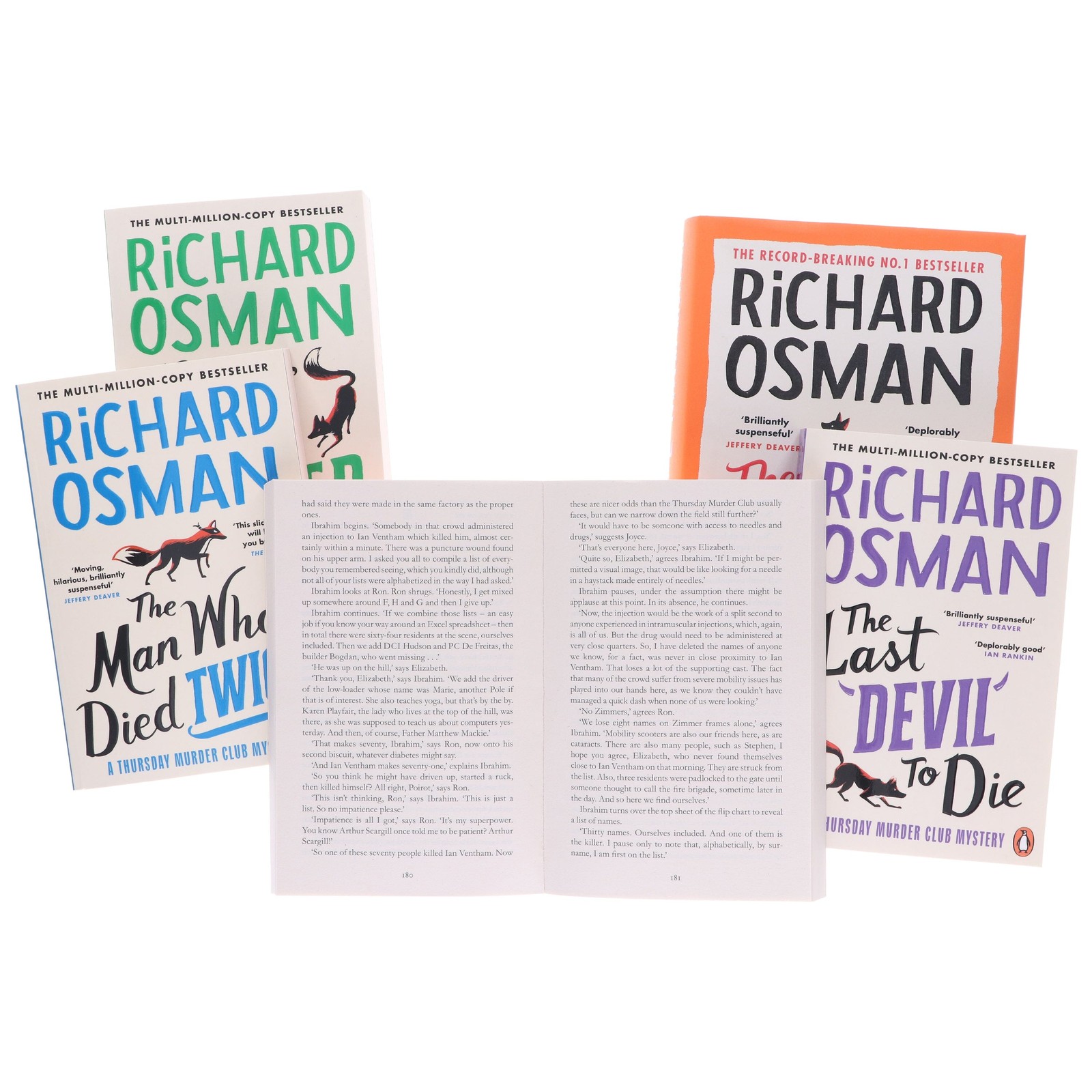 Thursday Murder Club Mysteries By Richard Osman 5 Books – PB/HB