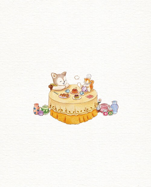 함께여서 반짝이는 하루 컬러링북 A Sparkling Day Together Coloring Book (Vol. 1)