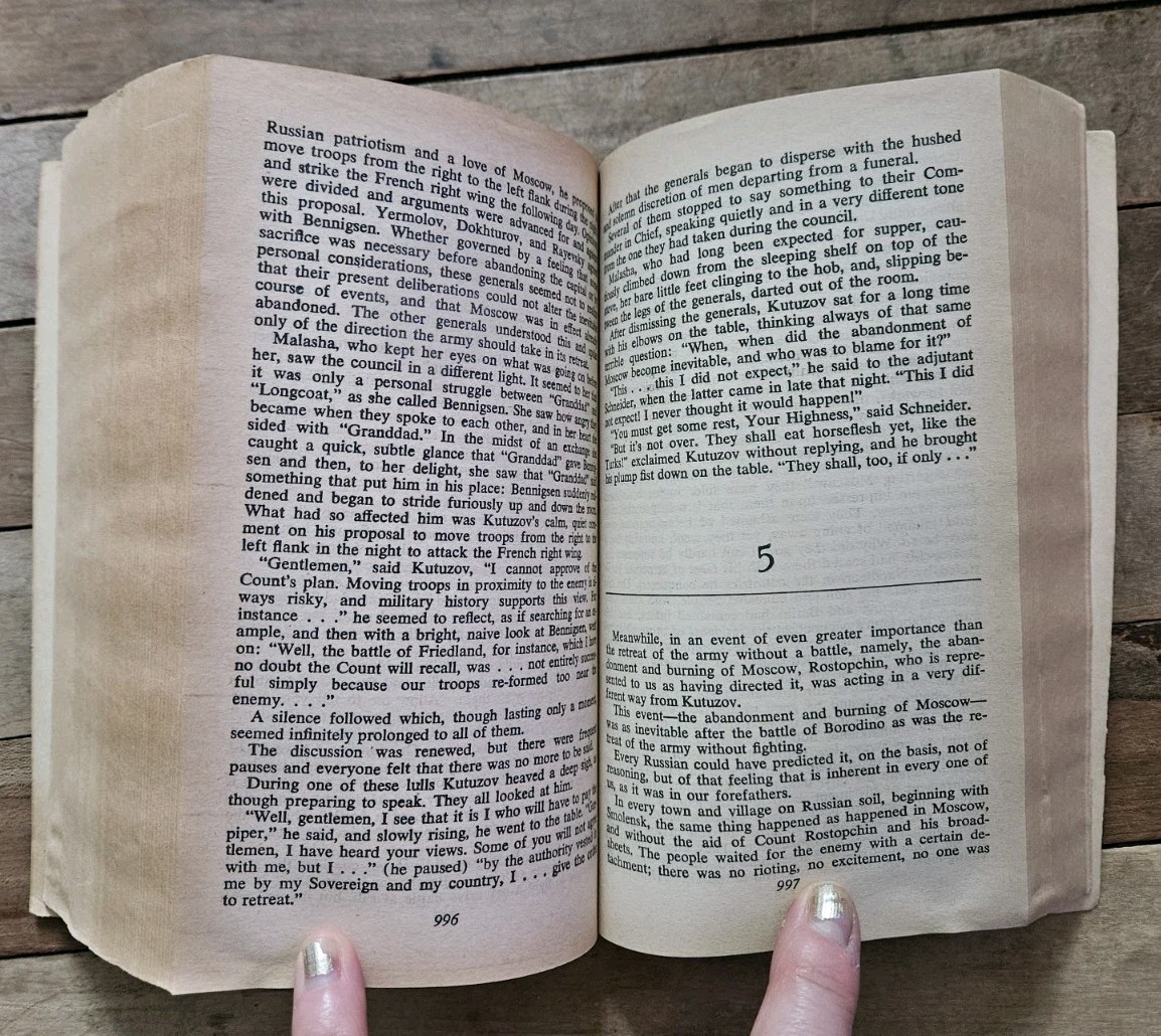 1968. WAR AND PEACE | 1st SIGNET CLASSICS Print By Leo Tolstoy & Ann Dunnigan SC