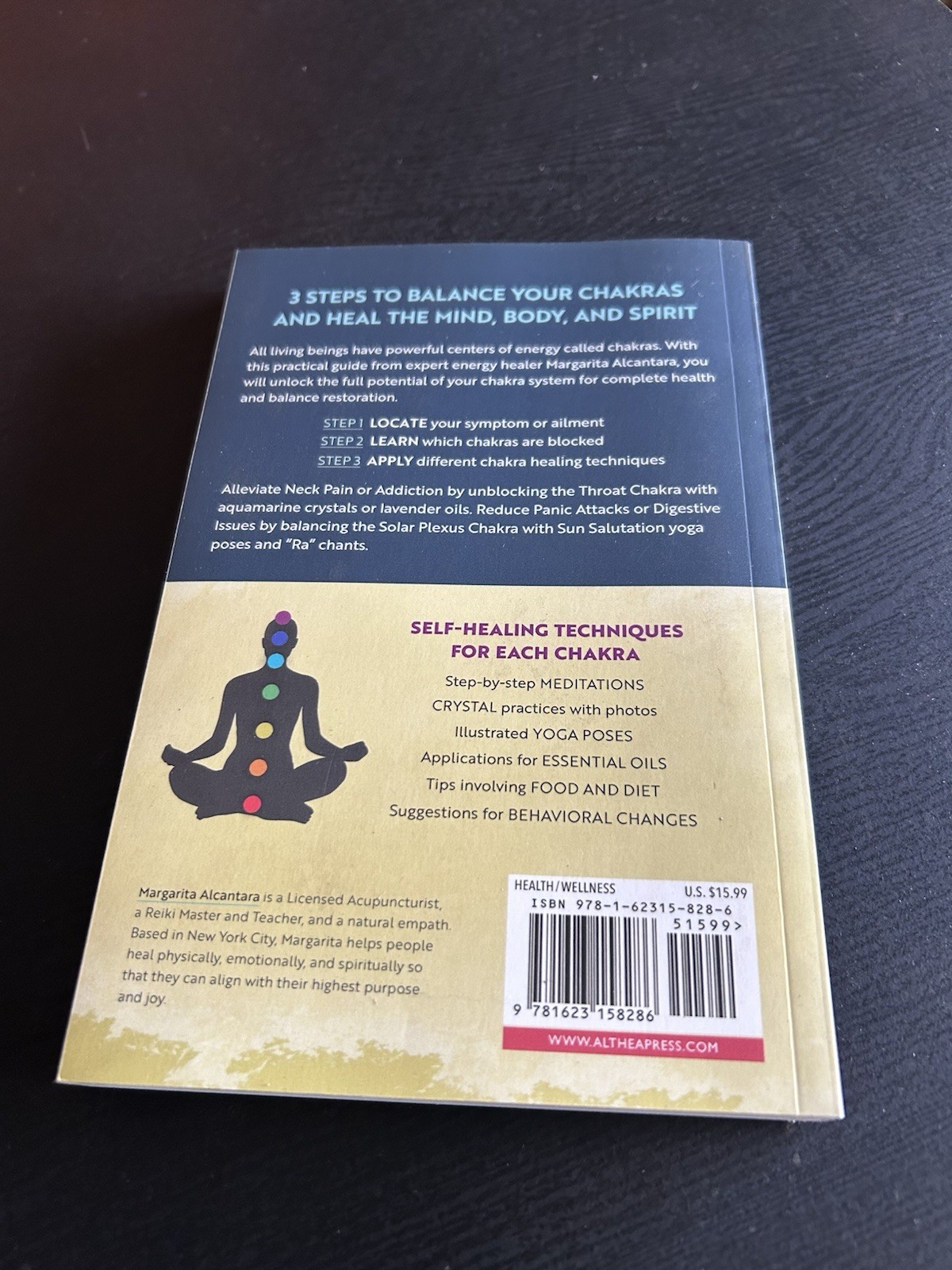 Margarita Alcantara Chakra Healing Beginner’s Guide 2017 Trade PB Illustrated