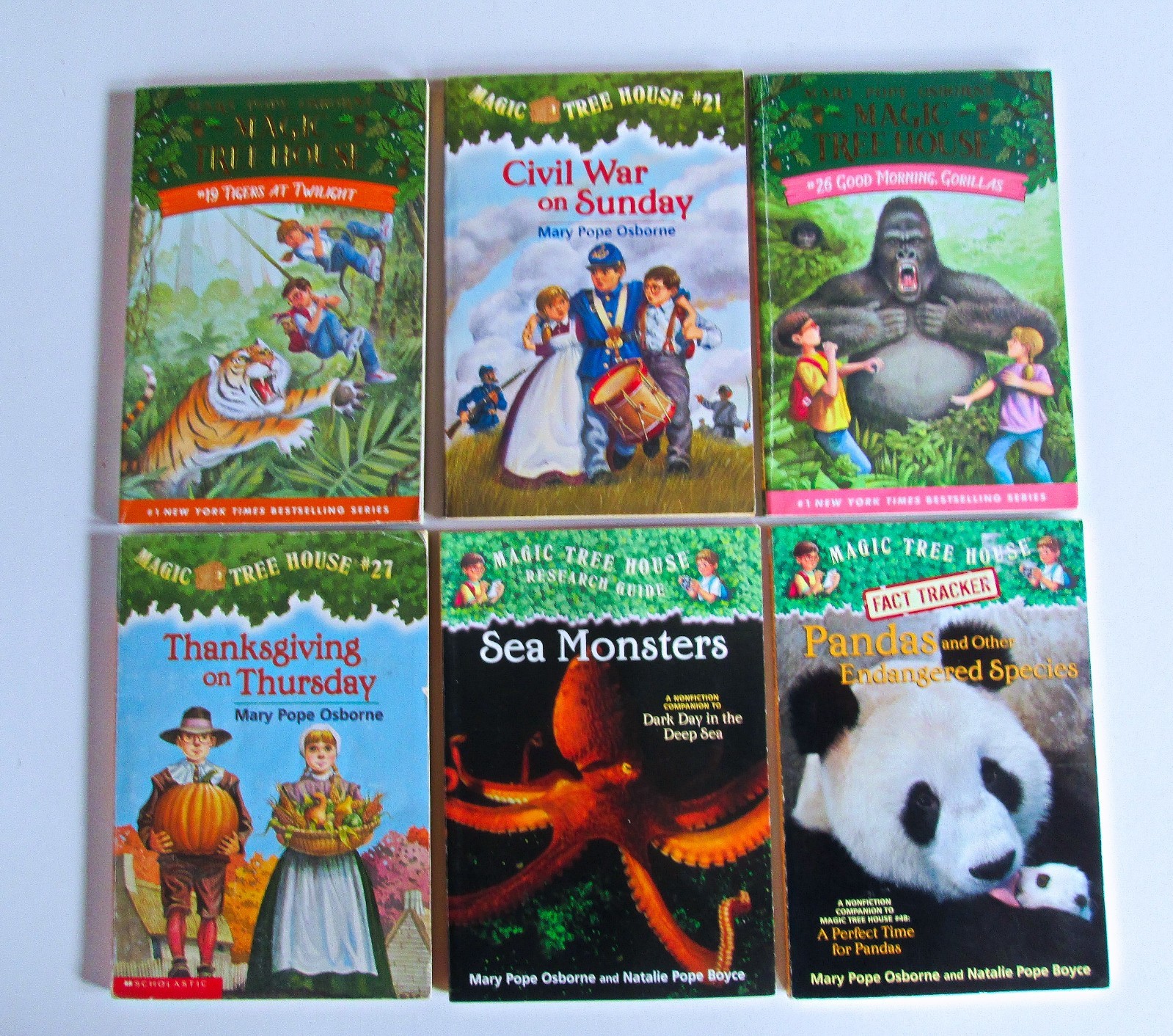 Magic Tree House Book Lot of 17, Mary Pope Osborne, PB HC Mix, 1990s-2010s
