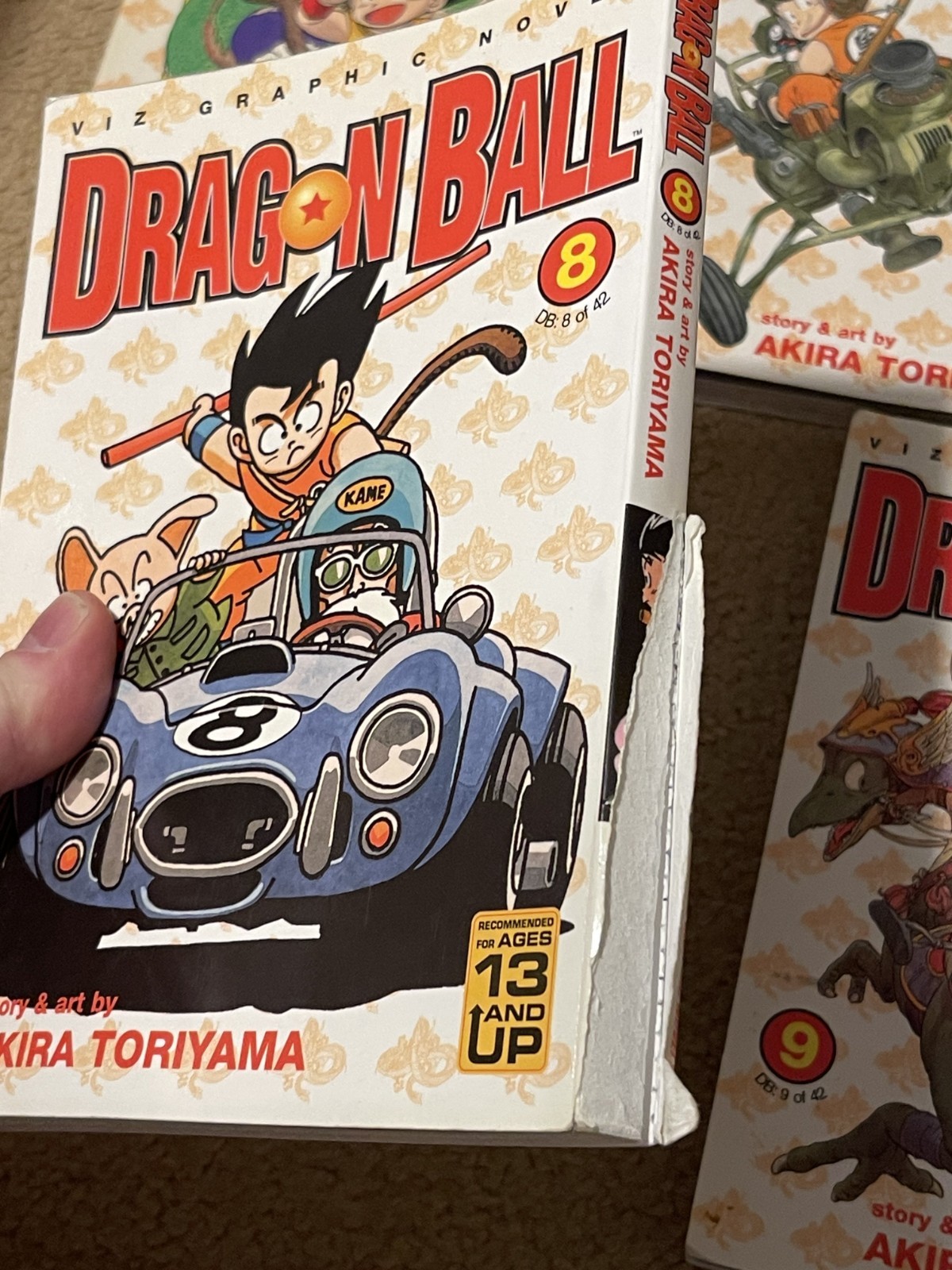 Dragon Ball Z Vol. 1 4 7 8 9 Akira Toriyama VIZ Graphic Novel (2001) acceptable