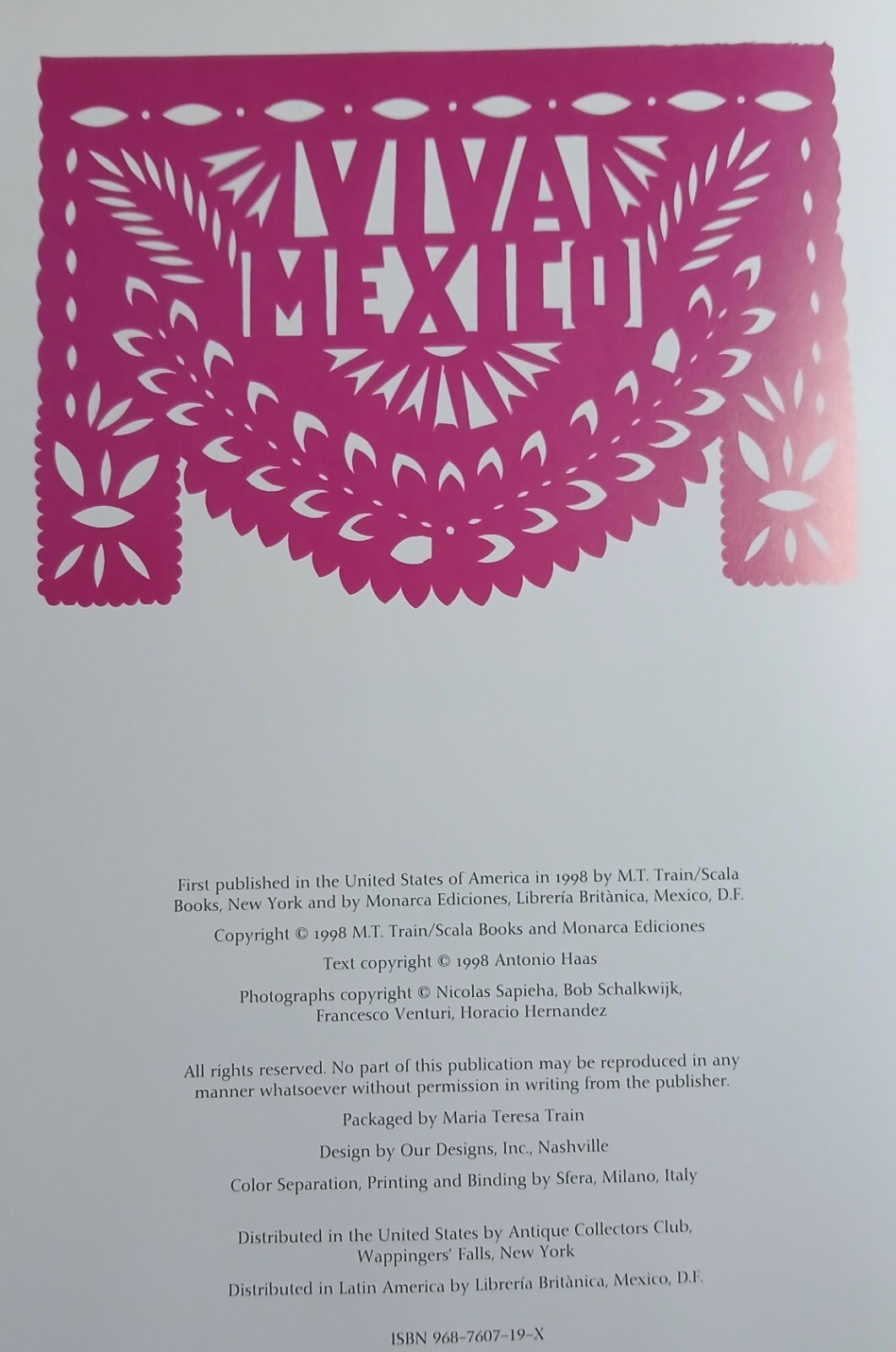 Viva Mexico! by Antonio Haas Nicolas Sapieha HC/DJ