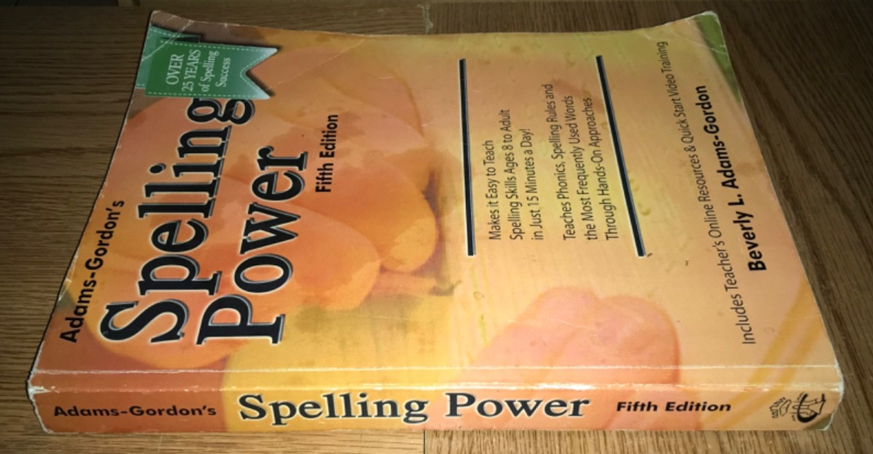ADAMS GORDON’S SPELLING POWER FIFTH 5th EDITION BOOK CASTLEMOYLE TEXTBOOK