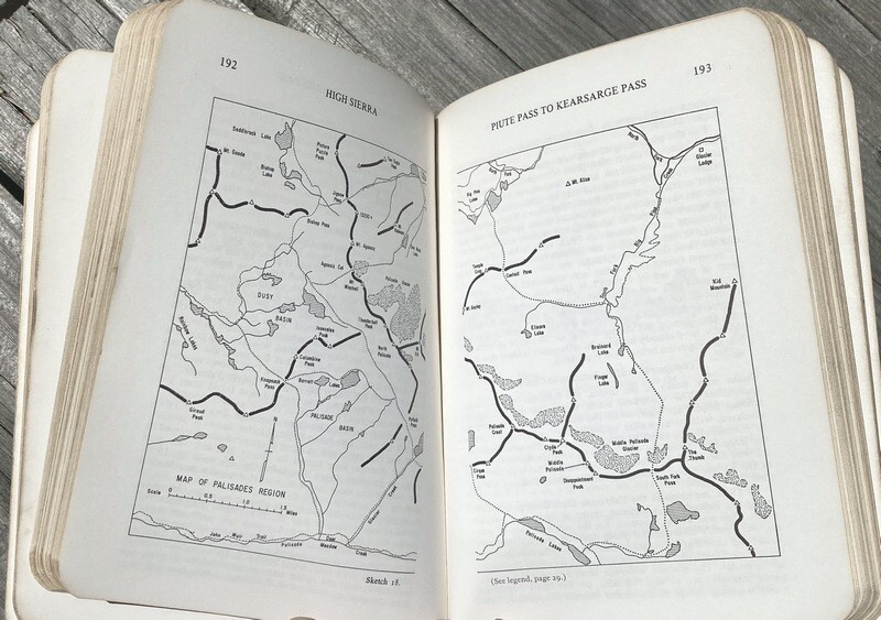Mountaineer’s Guide to High Sierra 1972 Totebook; Hervey Voge, Smatko; 356 pages