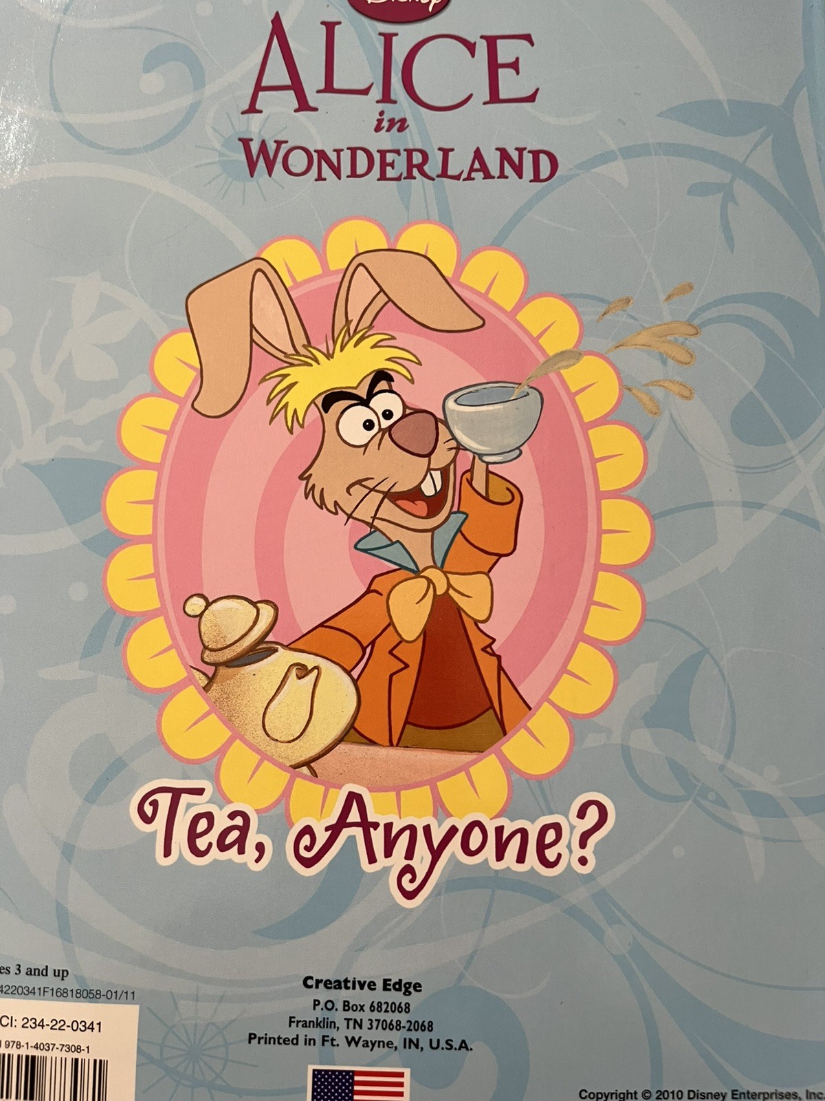 DISNEY ALICE IN WONDERLAND COLORING & ACTIVITY BOOKS (96-64 PAGES) LOT OF 10