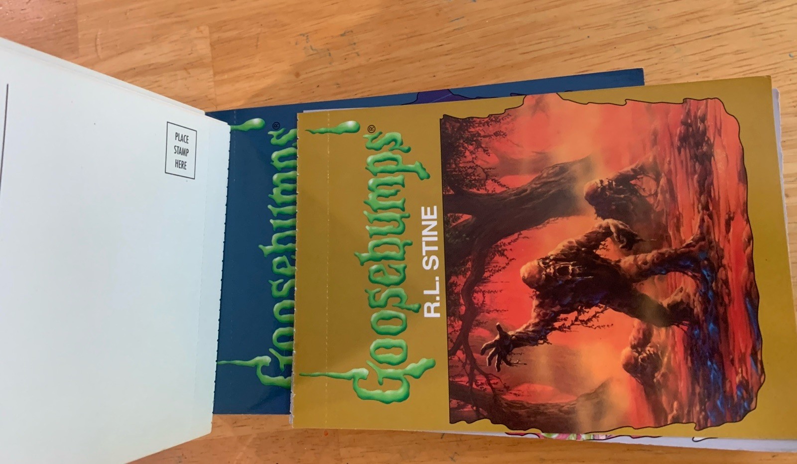 1997 R. L. Stine Goosebumps Postcard Book II (All 30 postcards included)
