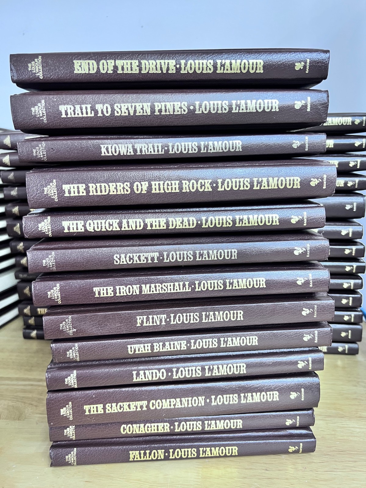 Louis L’Amour Leatherette Hardcover Books (Sold Individually) Read description!!