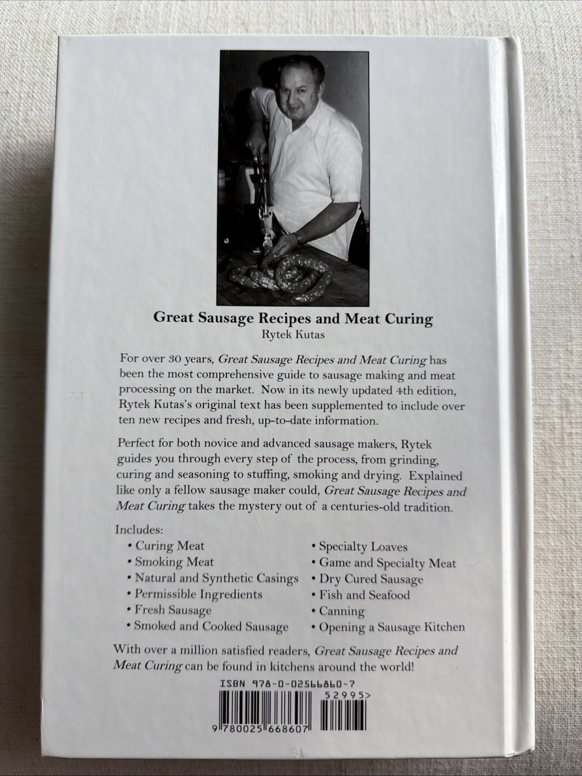 Great Sausage Recipes and Meat Curing – Hardcover By Kutas, Rytek – VERY GOOD
