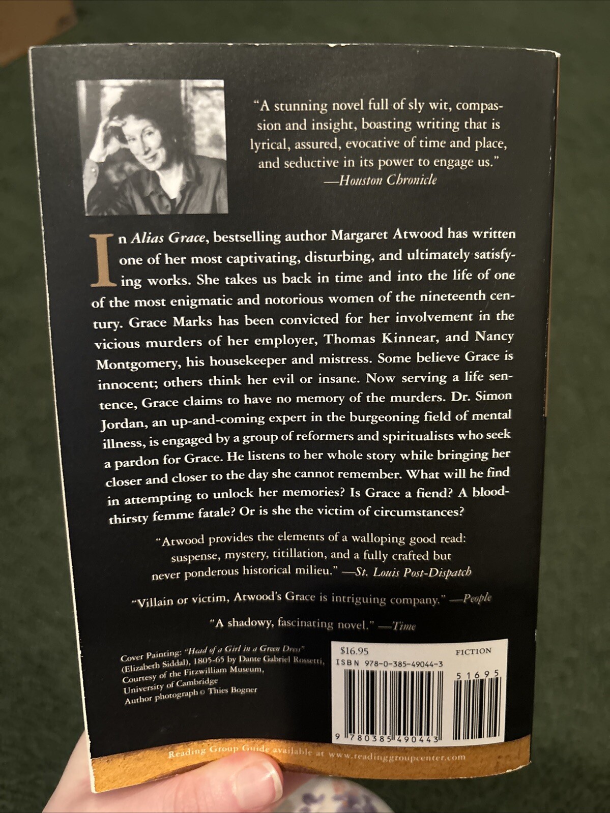 Alias Grace : A Novel by Margaret Atwood (1997, Trade Paperback)