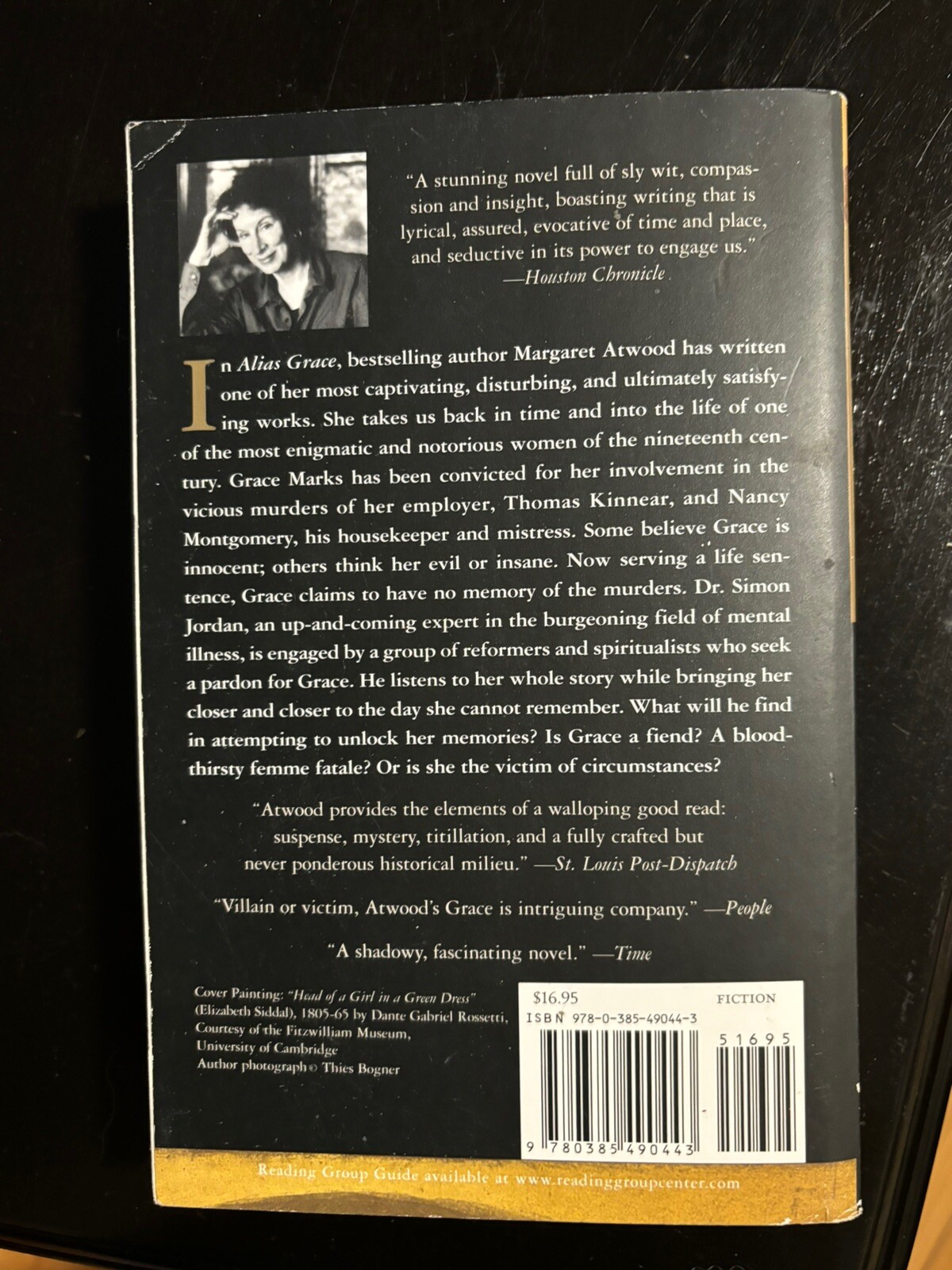 Alias Grace : A Novel by Margaret Atwood (1997, Trade Paperback)