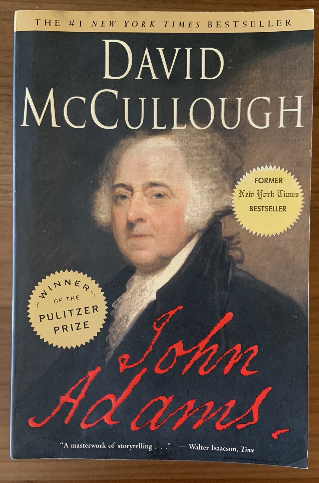 John Adams by David McCullough – 2002, Trade Paperback, Reprint – LIKE NEW