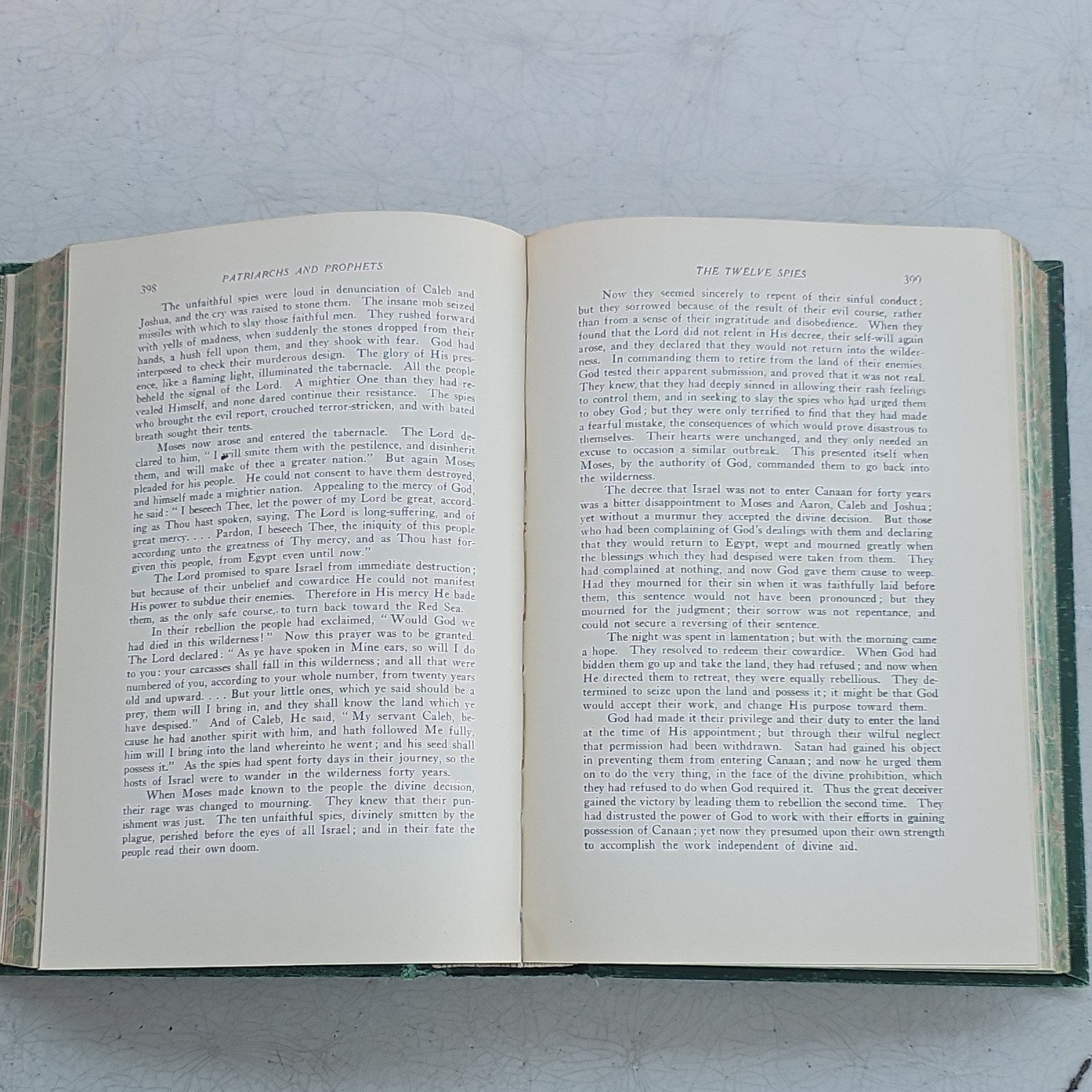 Patriarchs and Prophets Mrs. E.G. White 1927 Review & Herald Hardcover Illus