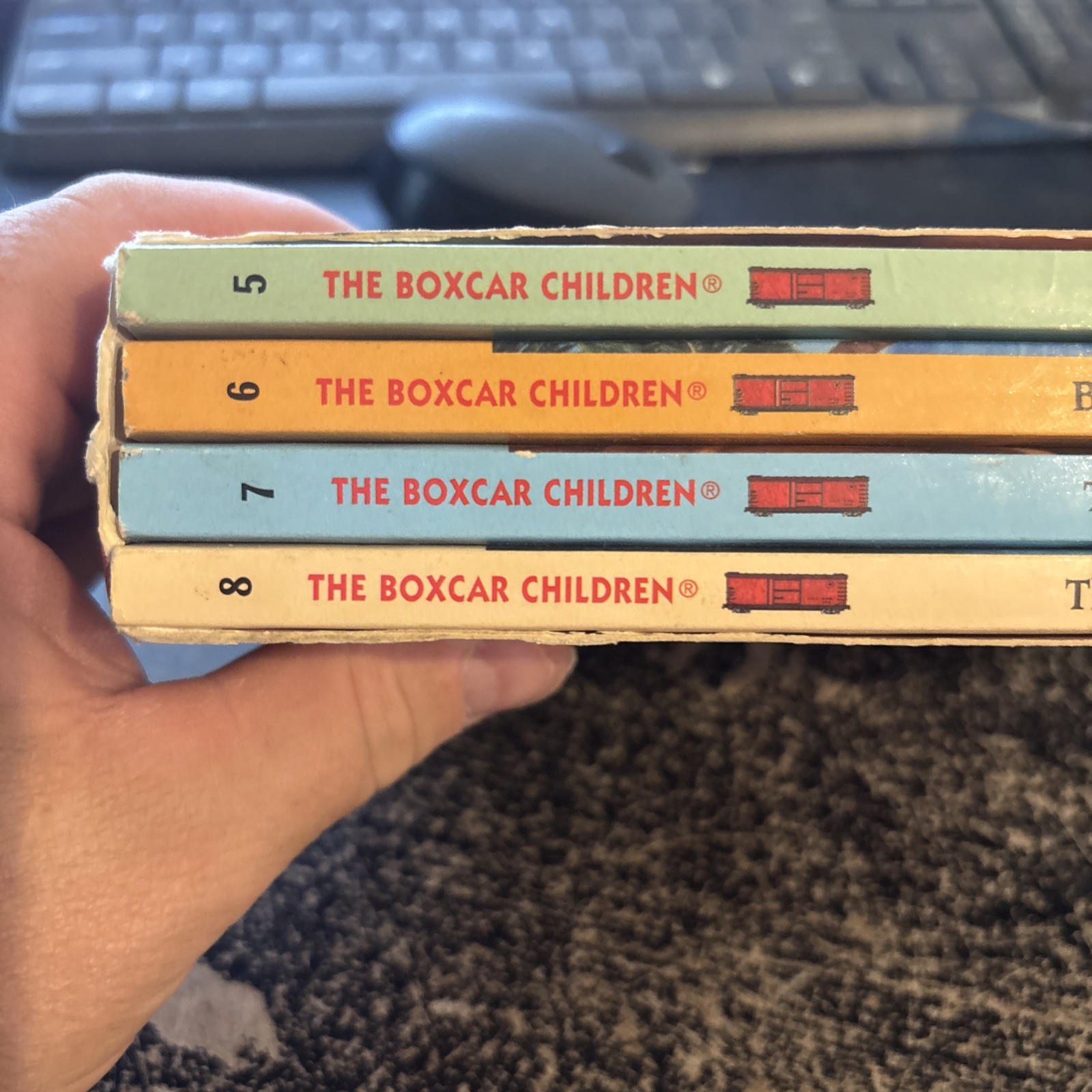 The Boxcar Children Mysteries Paperback Set # 5 6 7 8 Gertrude Warner Box Set